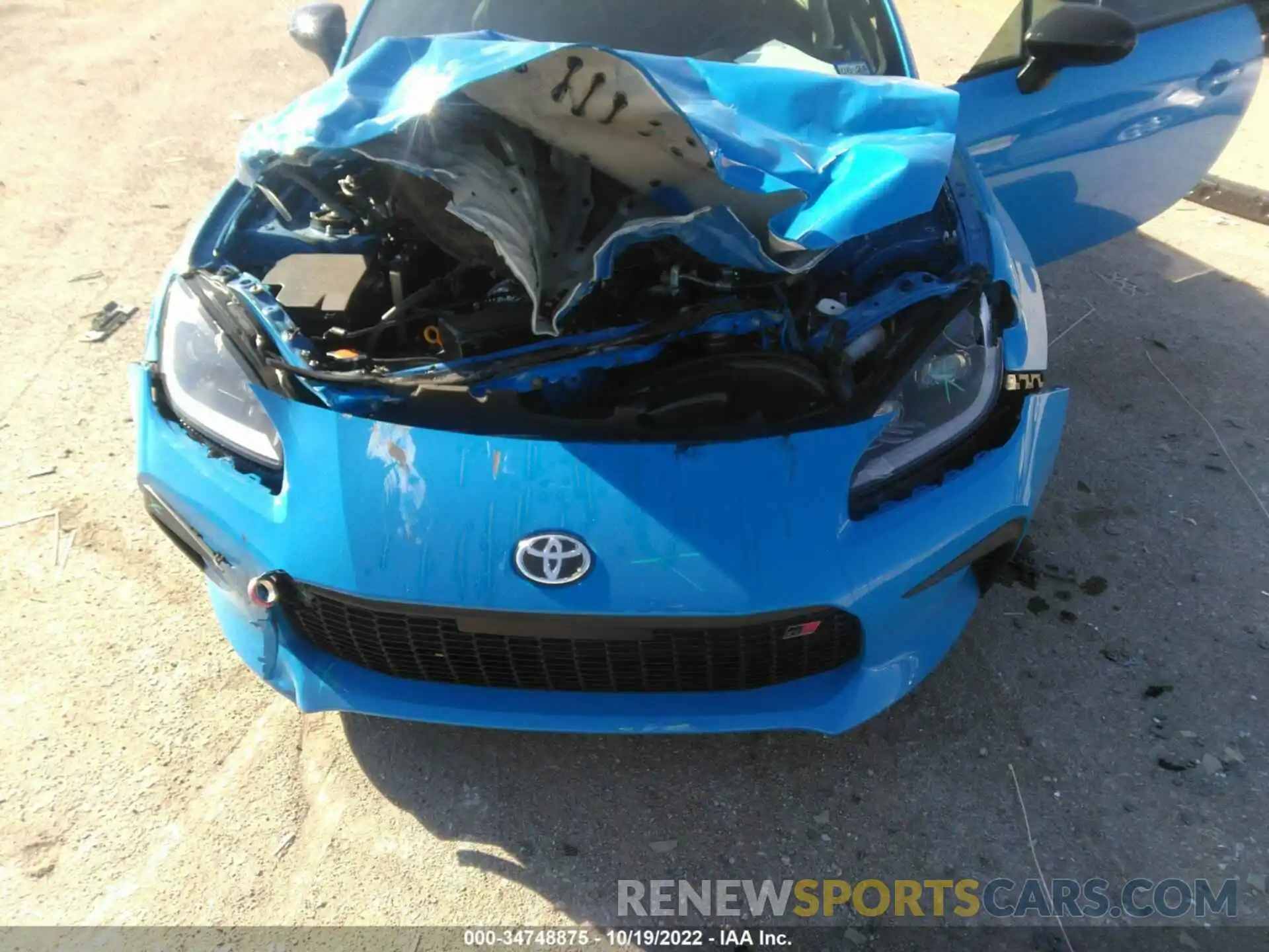 6 Photograph of a damaged car JF1ZNBF10P8751007 TOYOTA GR86 2023