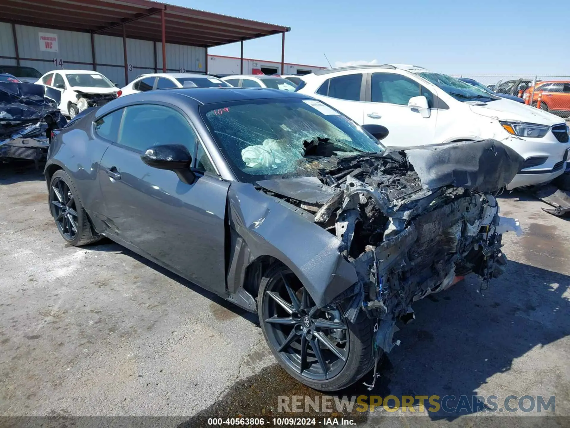 1 Photograph of a damaged car JF1ZNBF15P8766179 TOYOTA GR86 2023