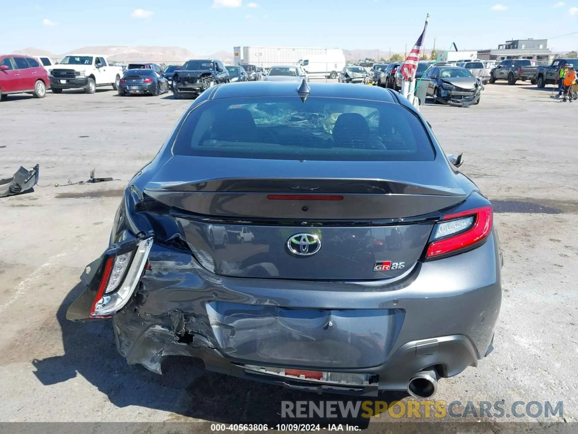 16 Photograph of a damaged car JF1ZNBF15P8766179 TOYOTA GR86 2023