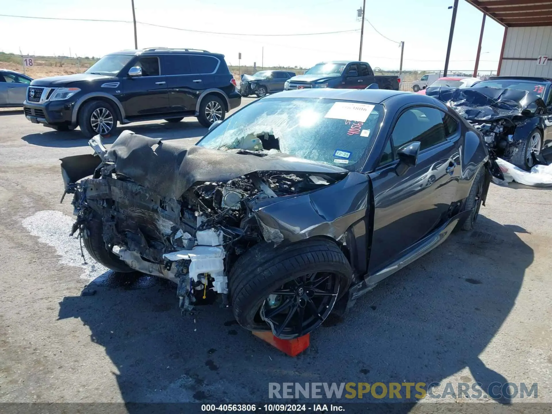 2 Photograph of a damaged car JF1ZNBF15P8766179 TOYOTA GR86 2023