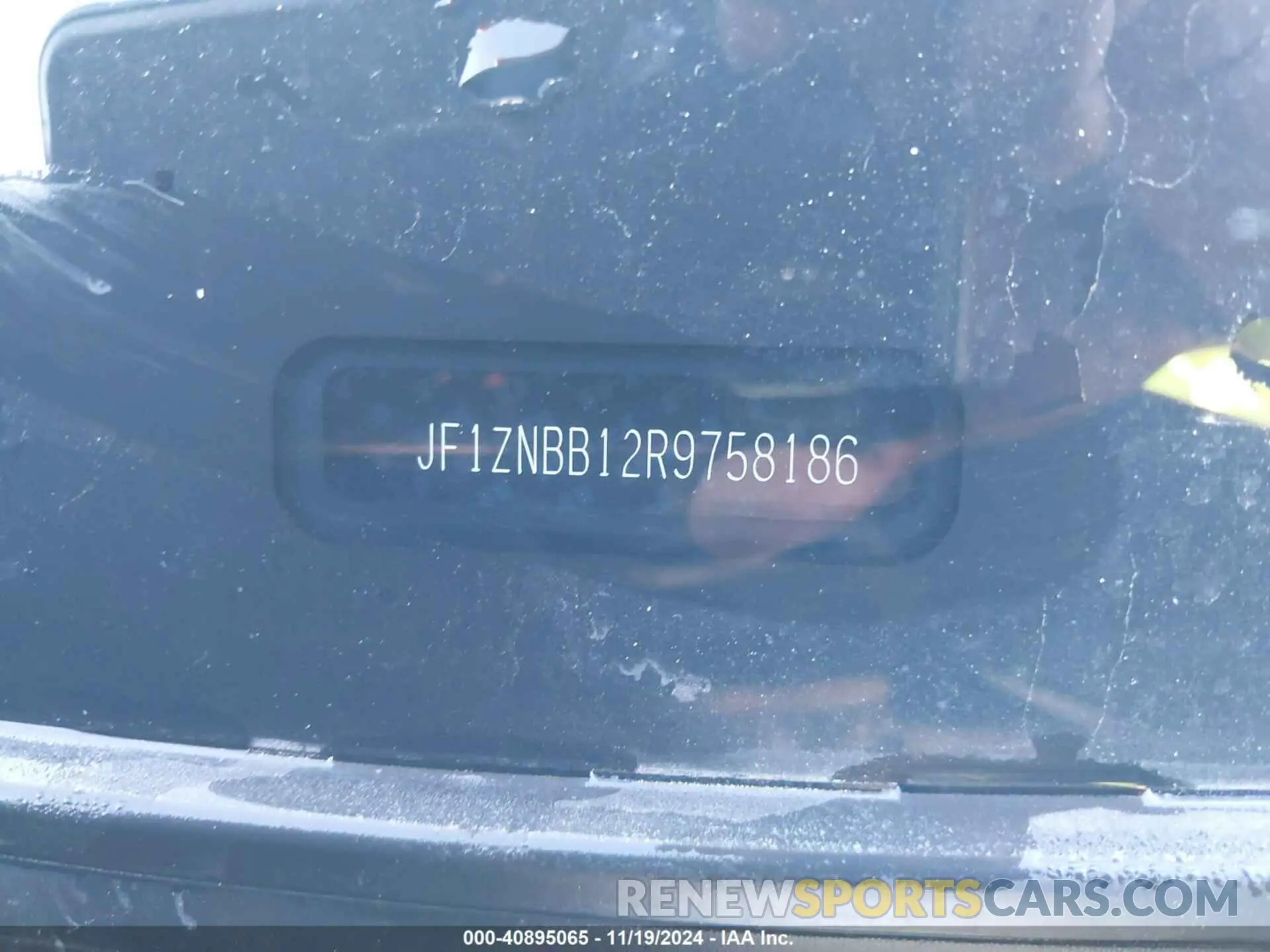 9 Photograph of a damaged car JF1ZNBB12R9758186 TOYOTA GR86 2024