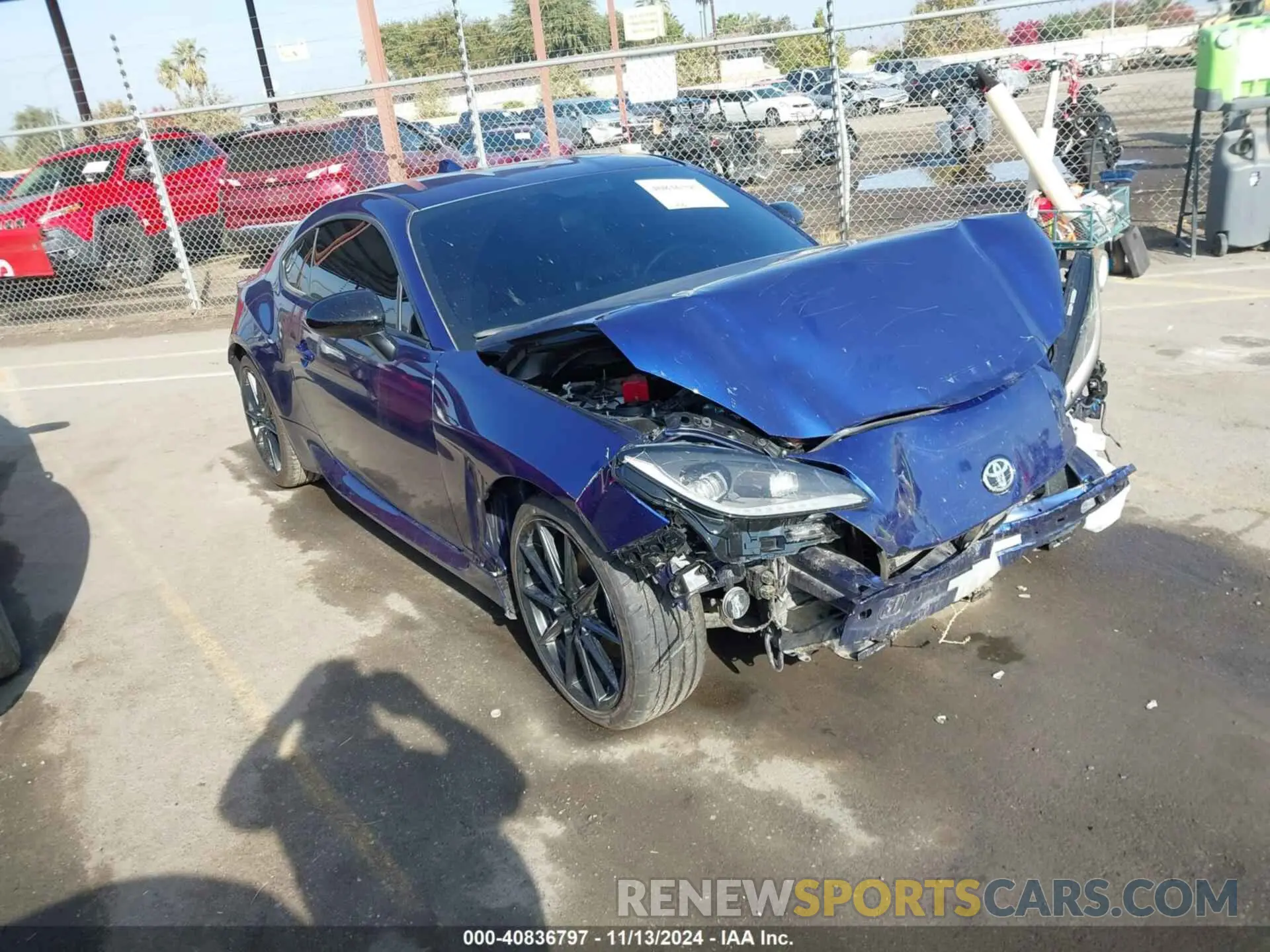 1 Photograph of a damaged car JF1ZNBE12R9755767 TOYOTA GR86 2024