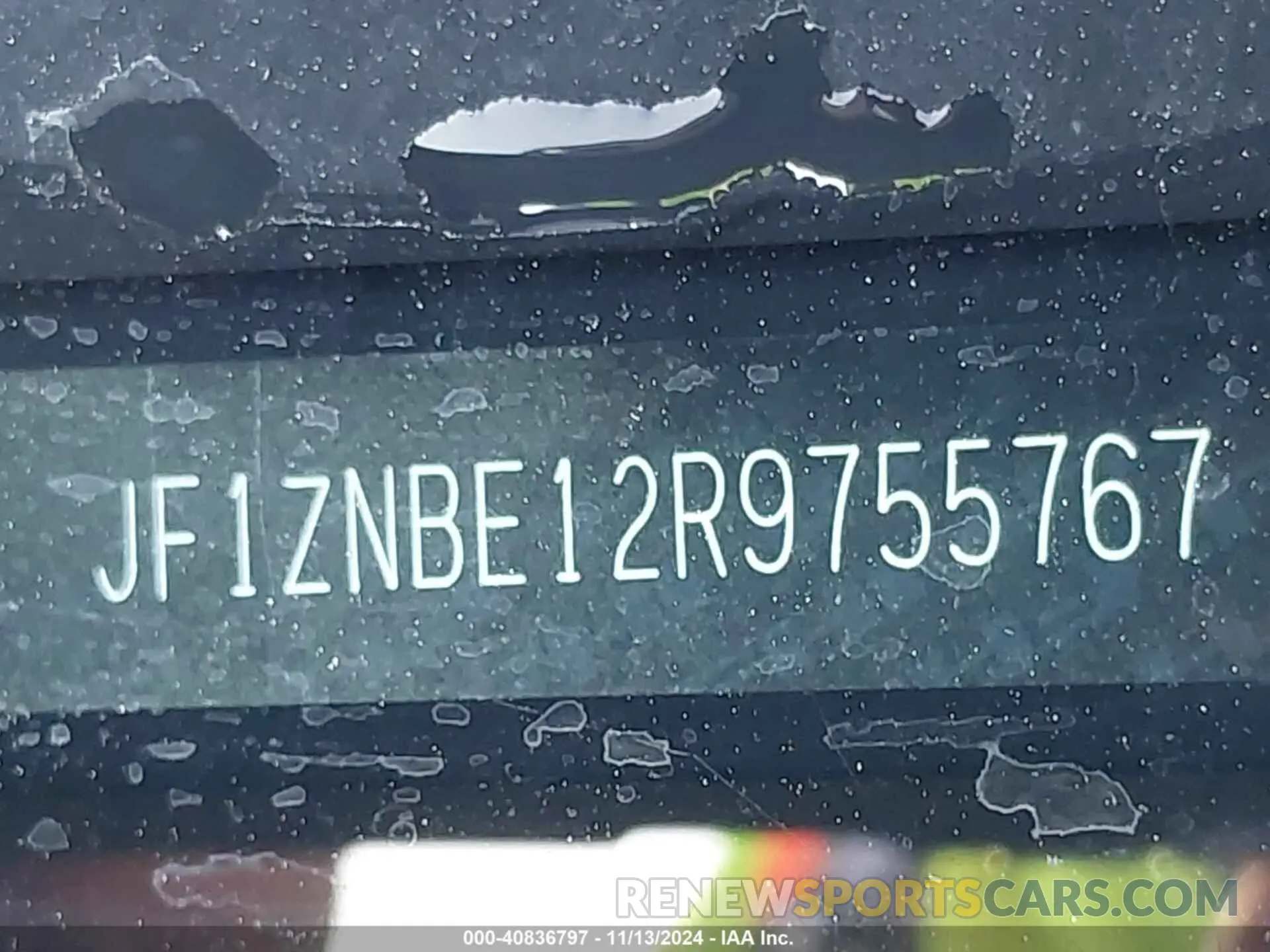 9 Photograph of a damaged car JF1ZNBE12R9755767 TOYOTA GR86 2024