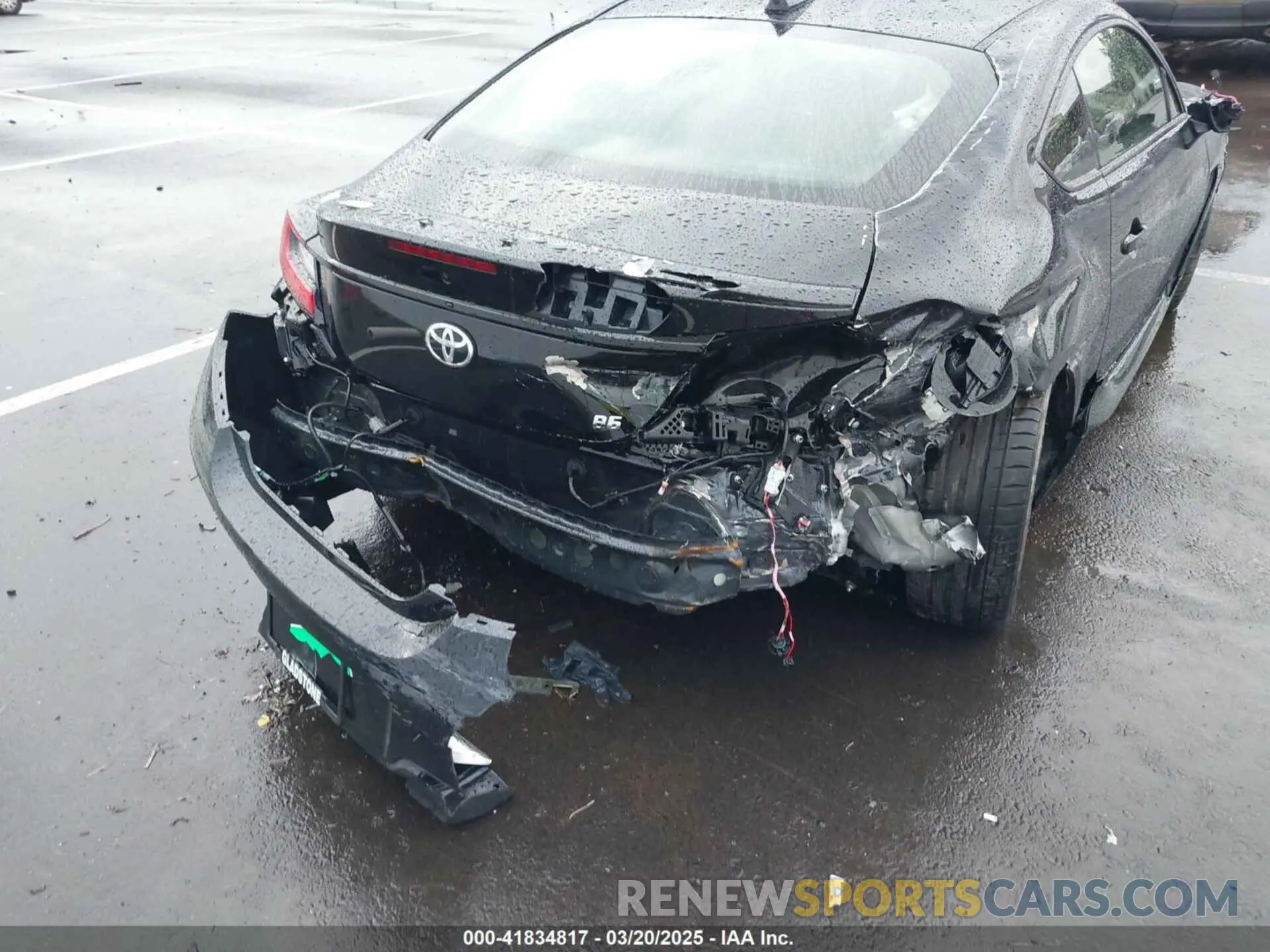 6 Photograph of a damaged car JF1ZNBE11S9752297 TOYOTA GR86 2025