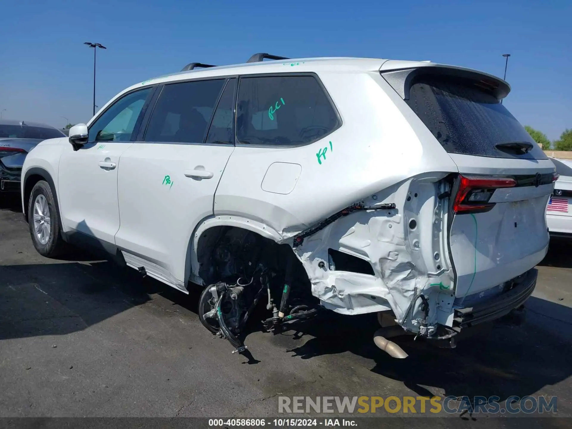 3 Photograph of a damaged car 5TDAAAA54RS009649 TOYOTA GRAND HIGHLANDER 2024