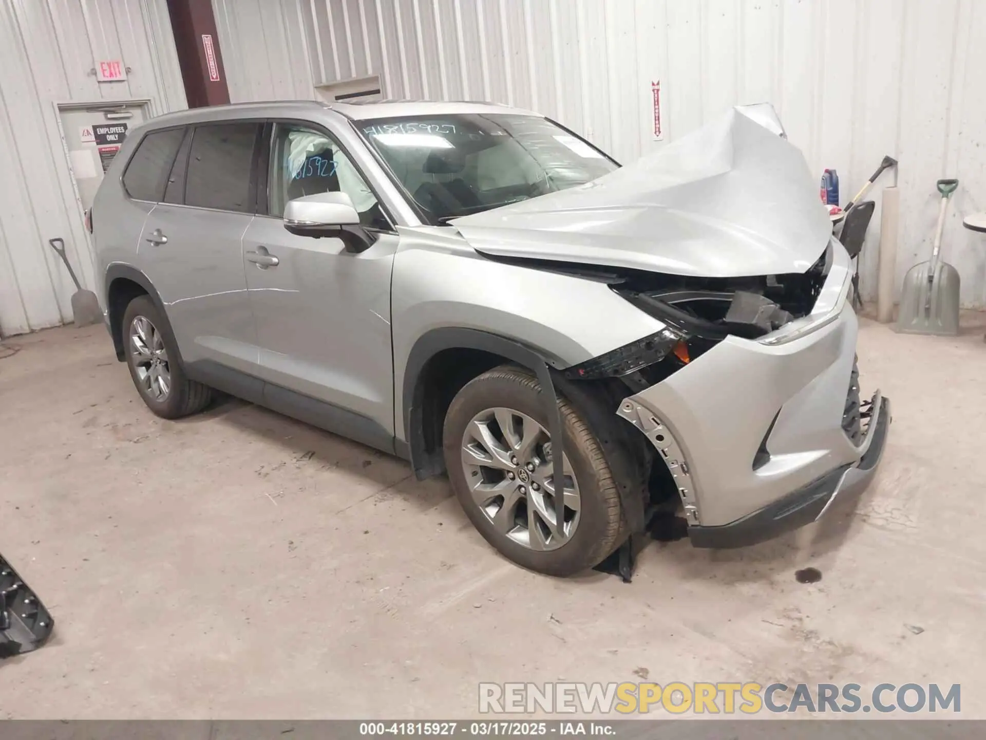 1 Photograph of a damaged car 5TDACAB56RS002775 TOYOTA GRAND HIGHLANDER 2024