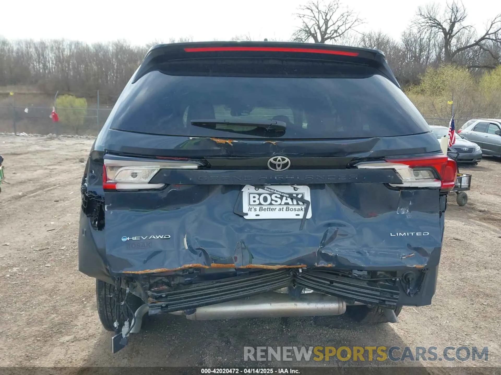 6 Photograph of a damaged car 5TDACAB57SS033216 TOYOTA GRAND HIGHLANDER 2025