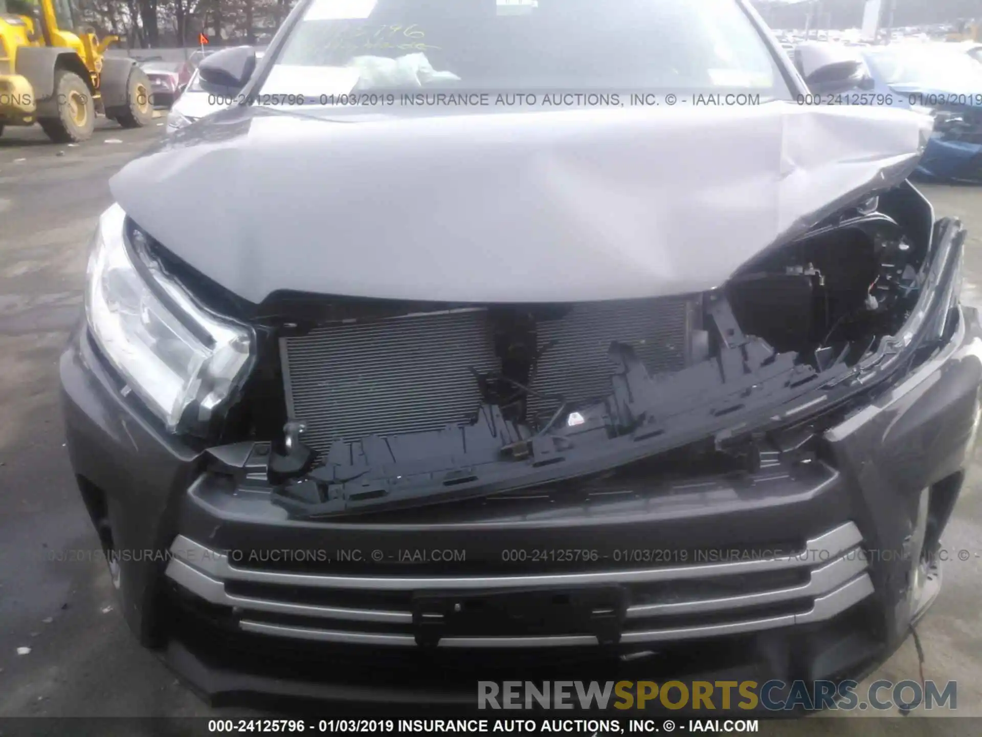 6 Photograph of a damaged car 5TDBZRFH0KS924938 TOYOTA HIGHLANDER 2019