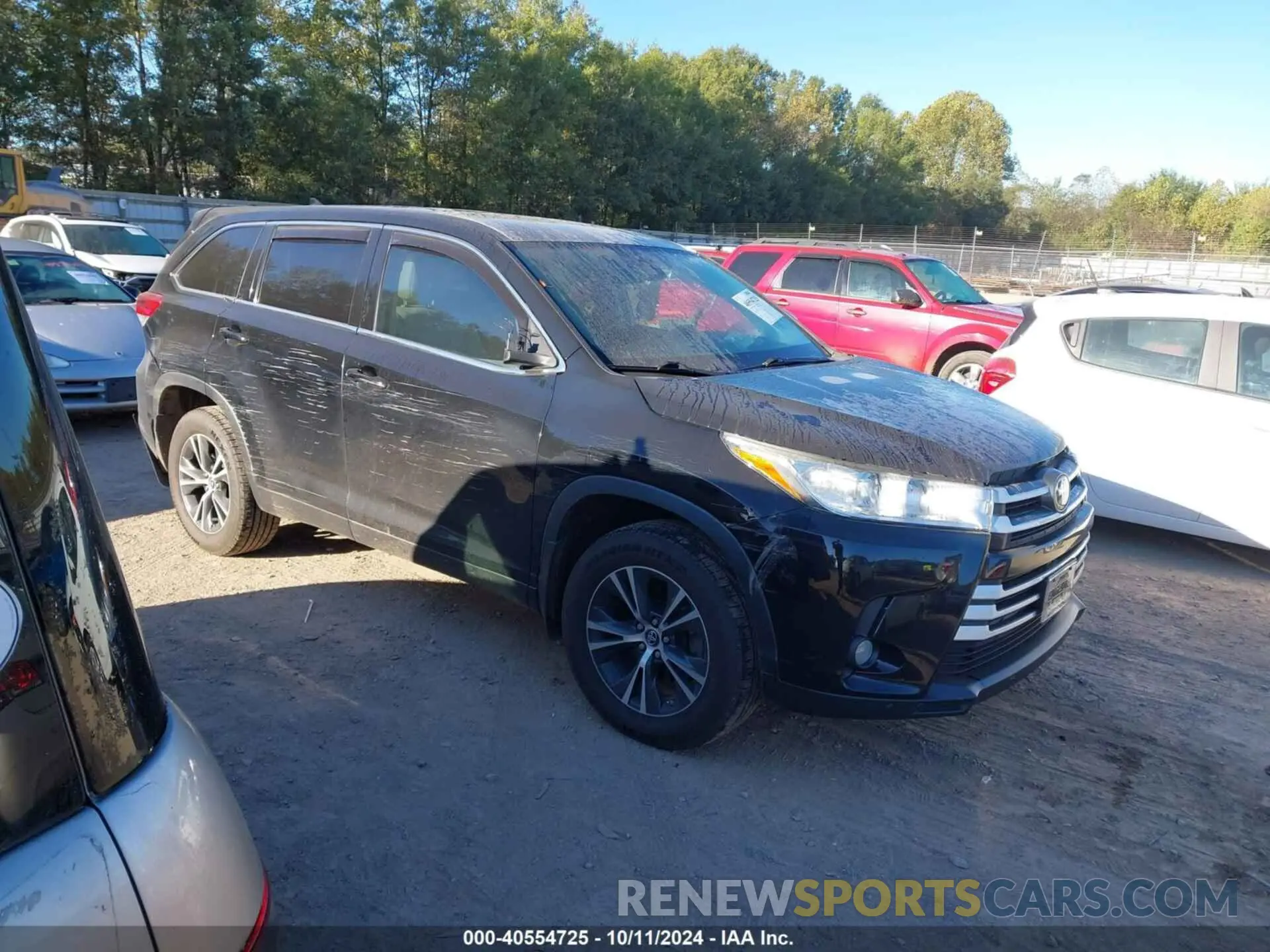 1 Photograph of a damaged car 5TDBZRFH2KS716916 TOYOTA HIGHLANDER 2019