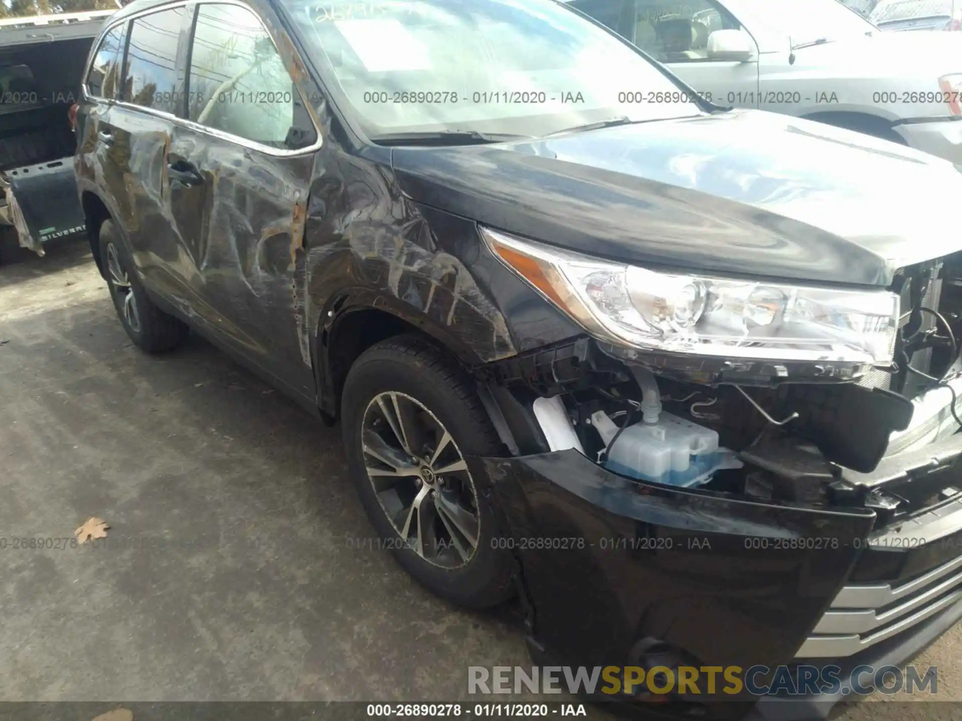 6 Photograph of a damaged car 5TDBZRFH2KS744859 TOYOTA HIGHLANDER 2019