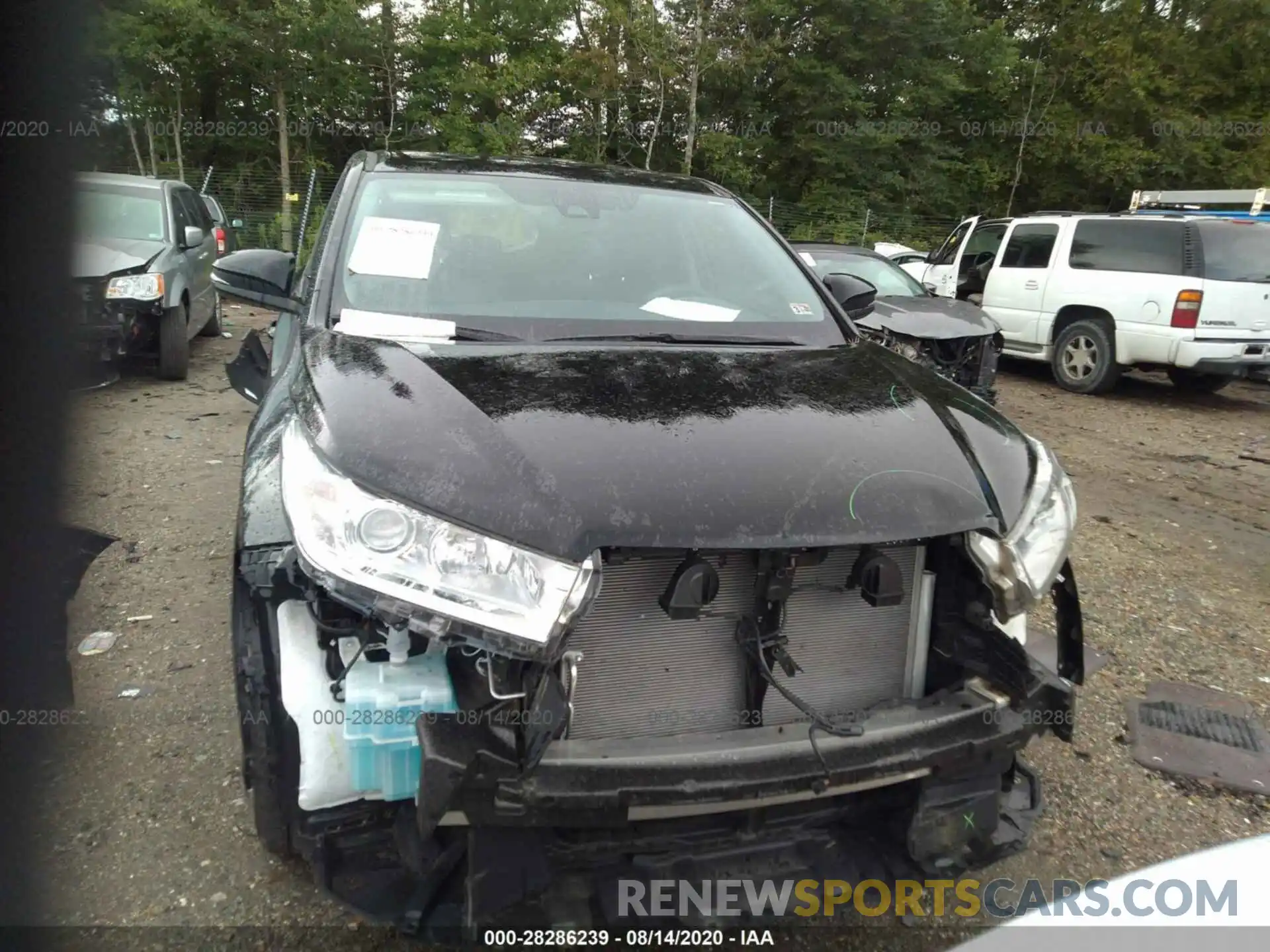 6 Photograph of a damaged car 5TDBZRFH8KS969299 TOYOTA HIGHLANDER 2019