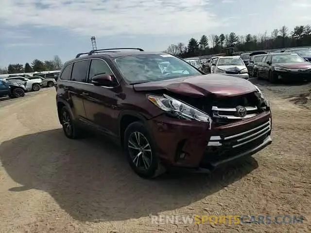 11 Photograph of a damaged car 5TDBZRFH9KS925800 TOYOTA HIGHLANDER 2019