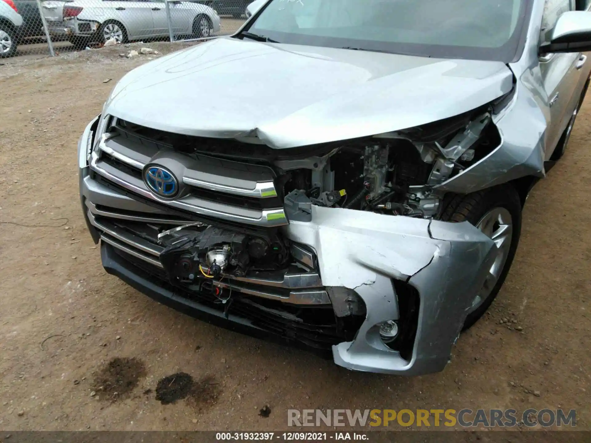 6 Photograph of a damaged car 5TDDGRFH2KS073255 TOYOTA HIGHLANDER 2019