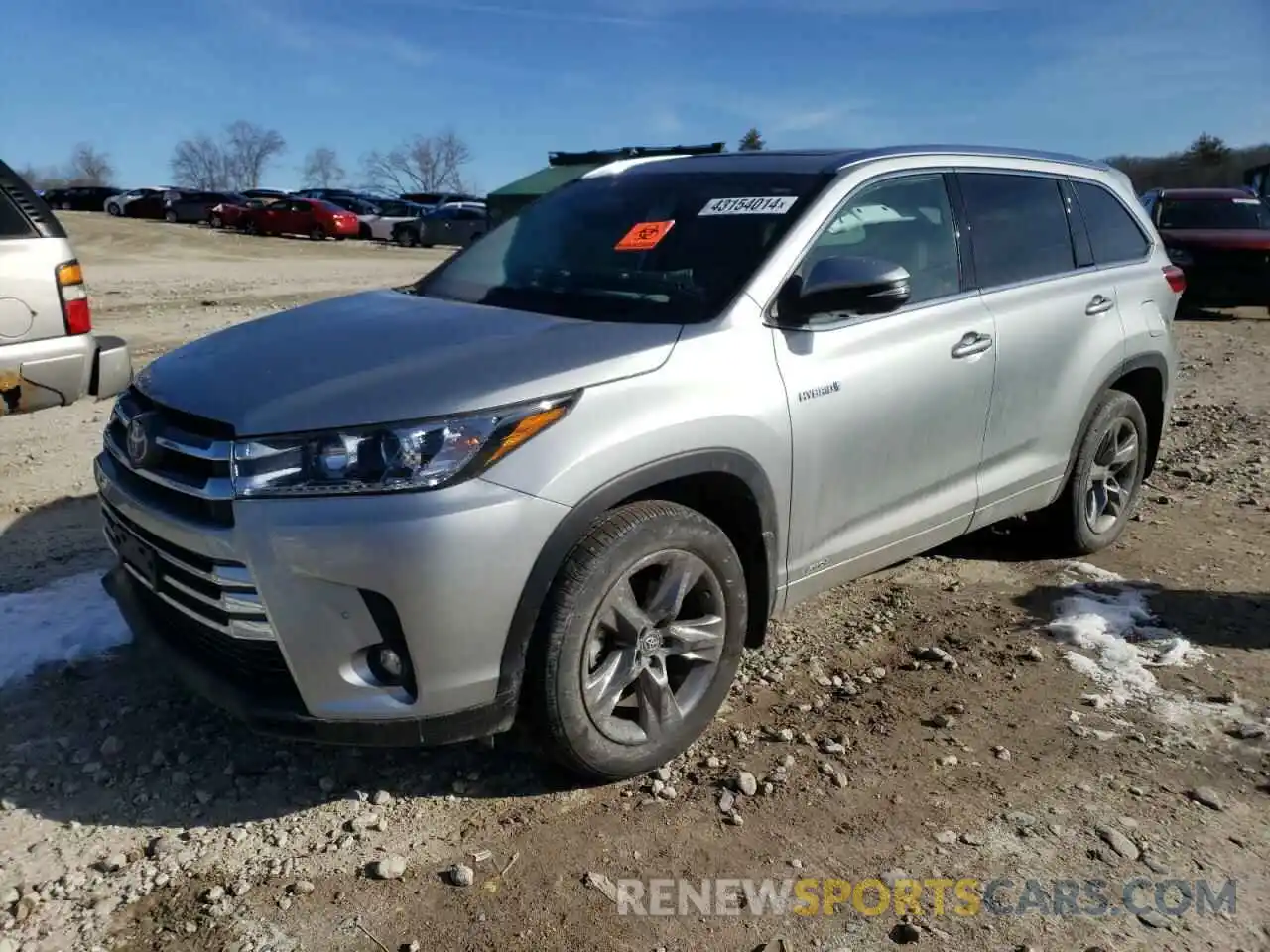 1 Photograph of a damaged car 5TDDGRFH3KS069862 TOYOTA HIGHLANDER 2019