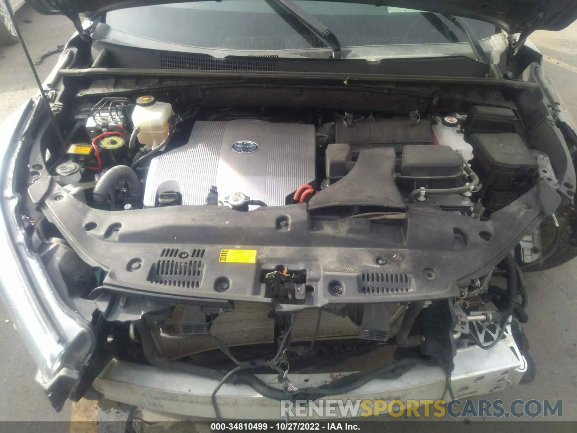 10 Photograph of a damaged car 5TDDGRFH7KS064227 TOYOTA HIGHLANDER 2019