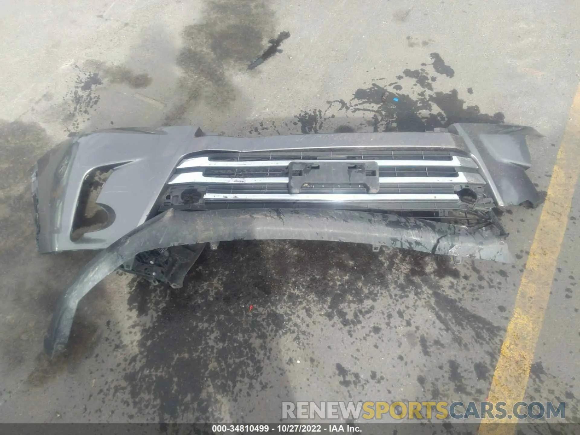 11 Photograph of a damaged car 5TDDGRFH7KS064227 TOYOTA HIGHLANDER 2019