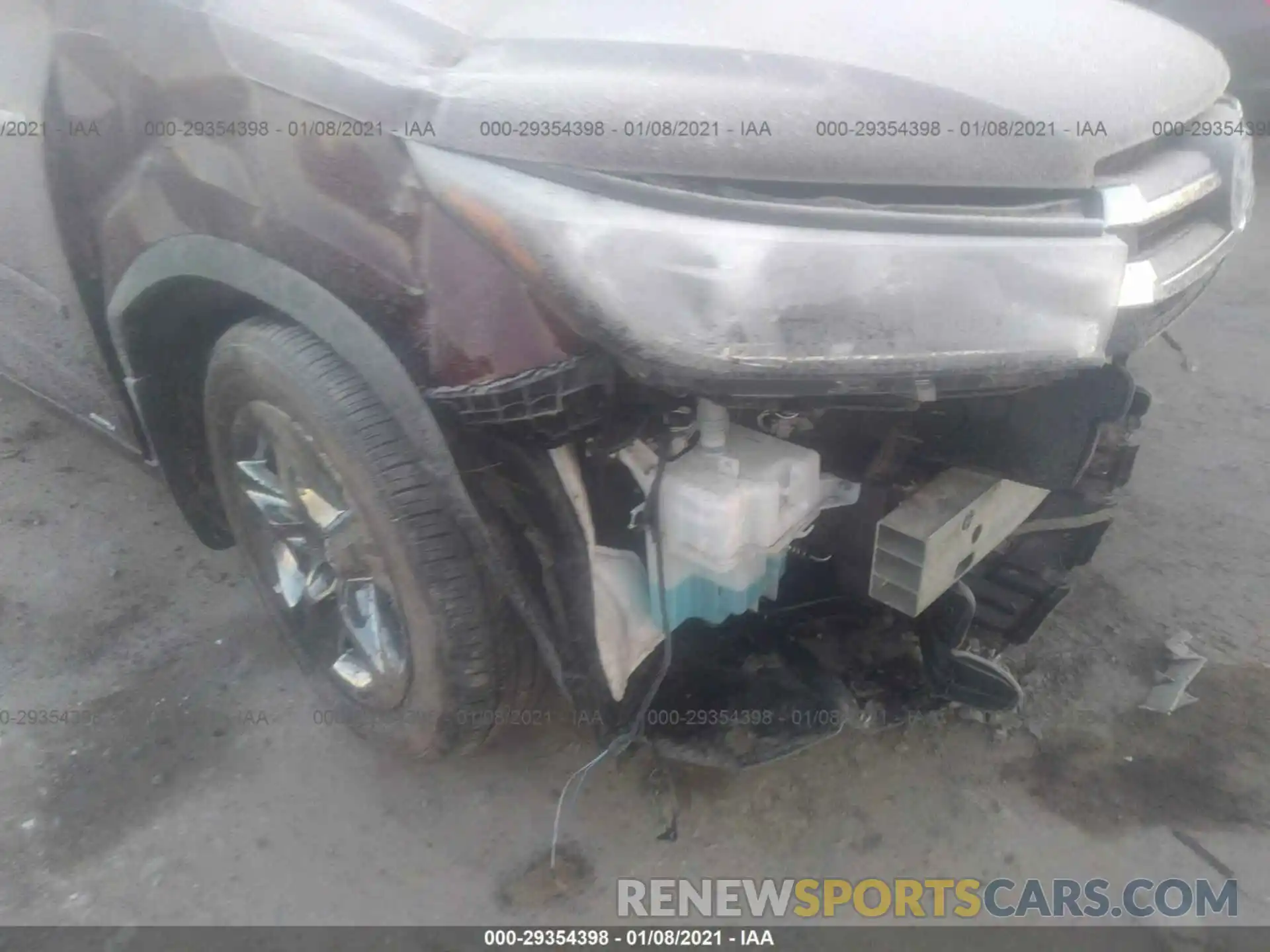 6 Photograph of a damaged car 5TDDGRFH8KS060526 TOYOTA HIGHLANDER 2019