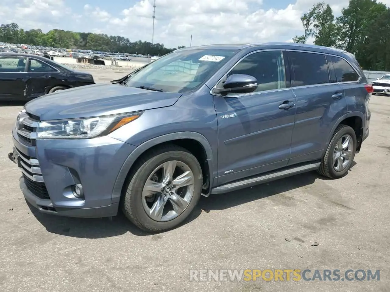 1 Photograph of a damaged car 5TDDGRFHXKS067526 TOYOTA HIGHLANDER 2019