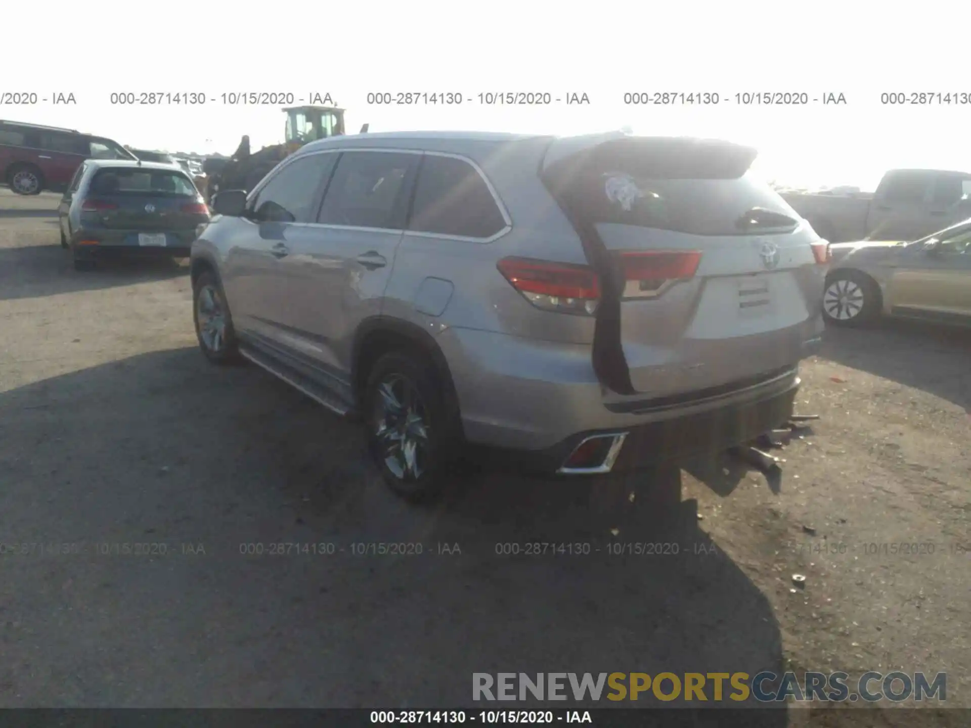 6 Photograph of a damaged car 5TDDZRFH0KS951307 TOYOTA HIGHLANDER 2019