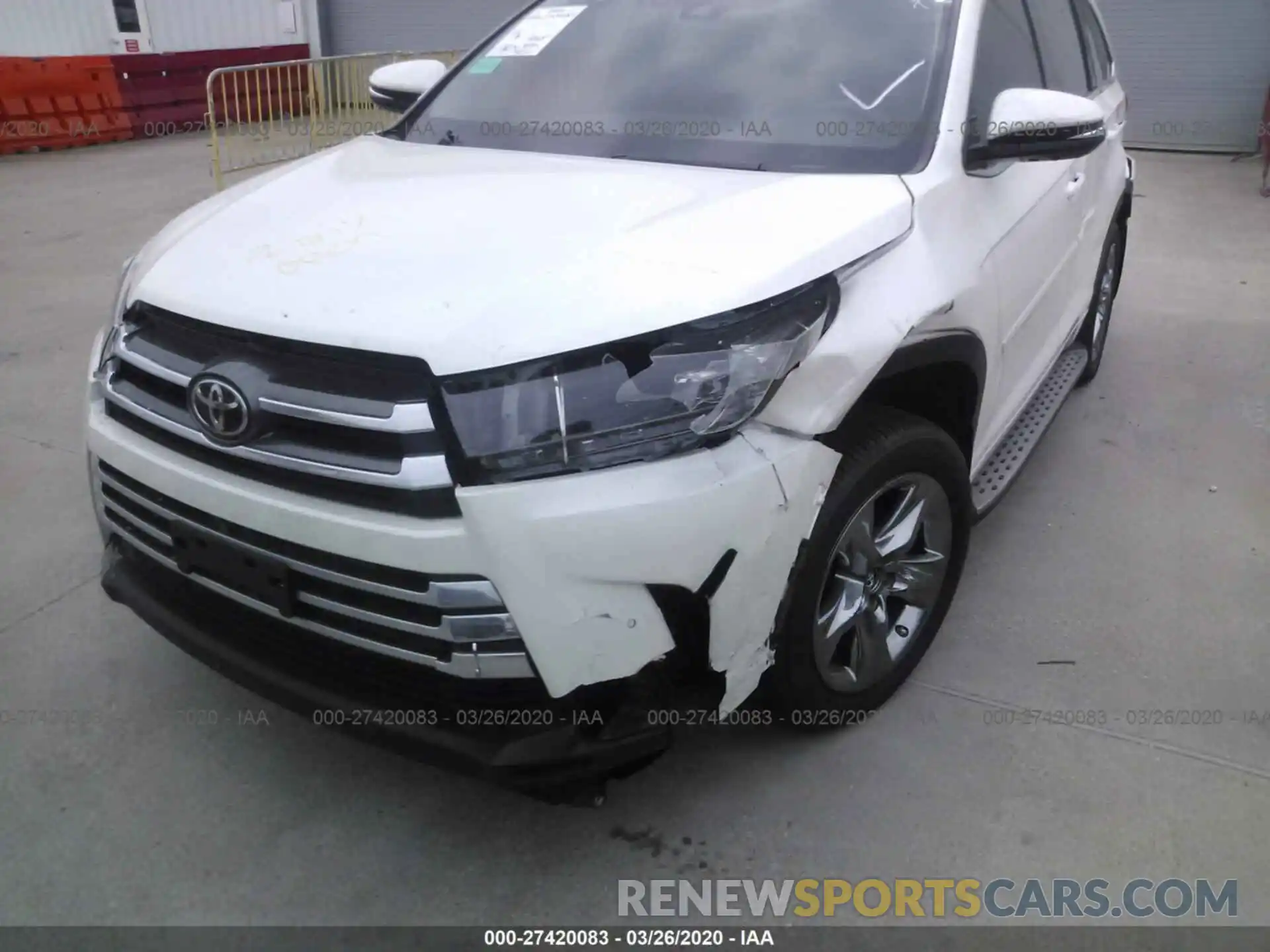 6 Photograph of a damaged car 5TDDZRFH1KS704278 TOYOTA HIGHLANDER 2019