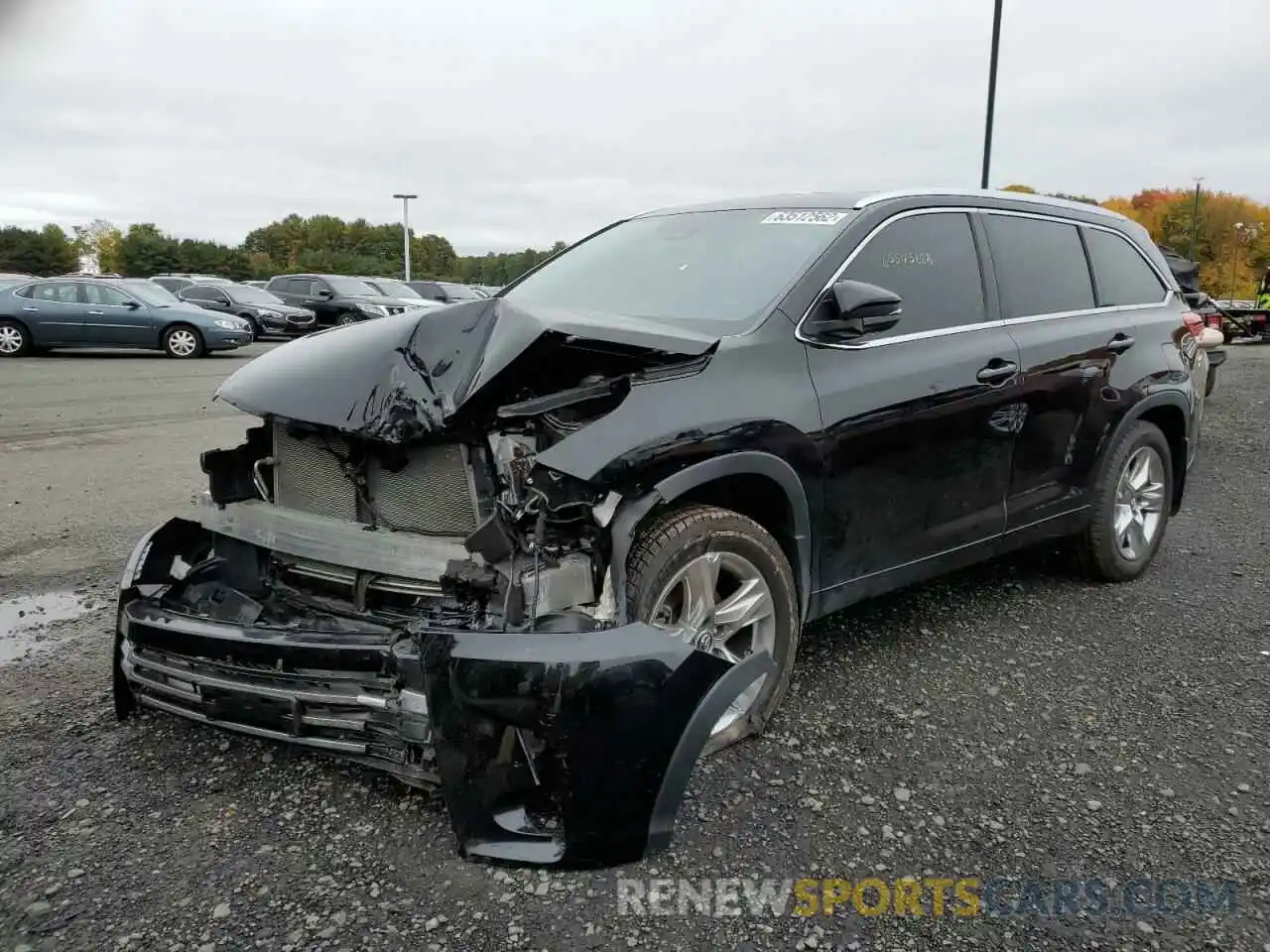 2 Photograph of a damaged car 5TDDZRFH1KS733411 TOYOTA HIGHLANDER 2019