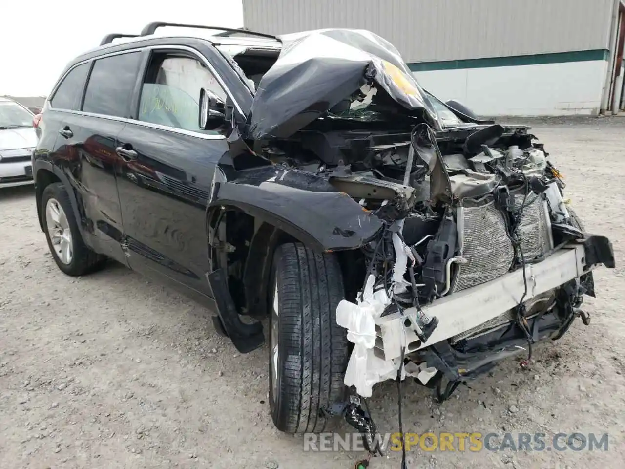 1 Photograph of a damaged car 5TDDZRFH1KS984350 TOYOTA HIGHLANDER 2019