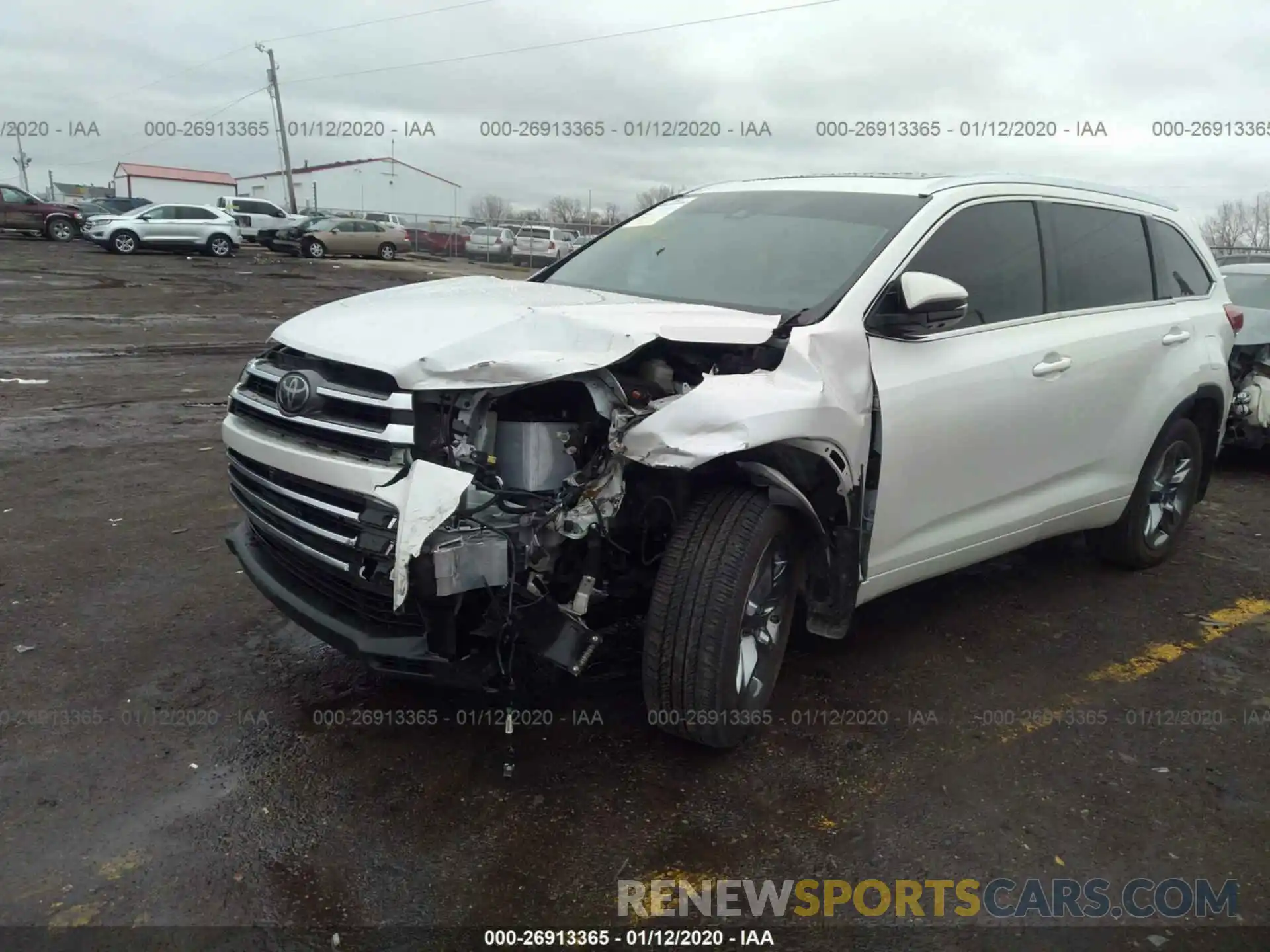 6 Photograph of a damaged car 5TDDZRFH2KS915943 TOYOTA HIGHLANDER 2019