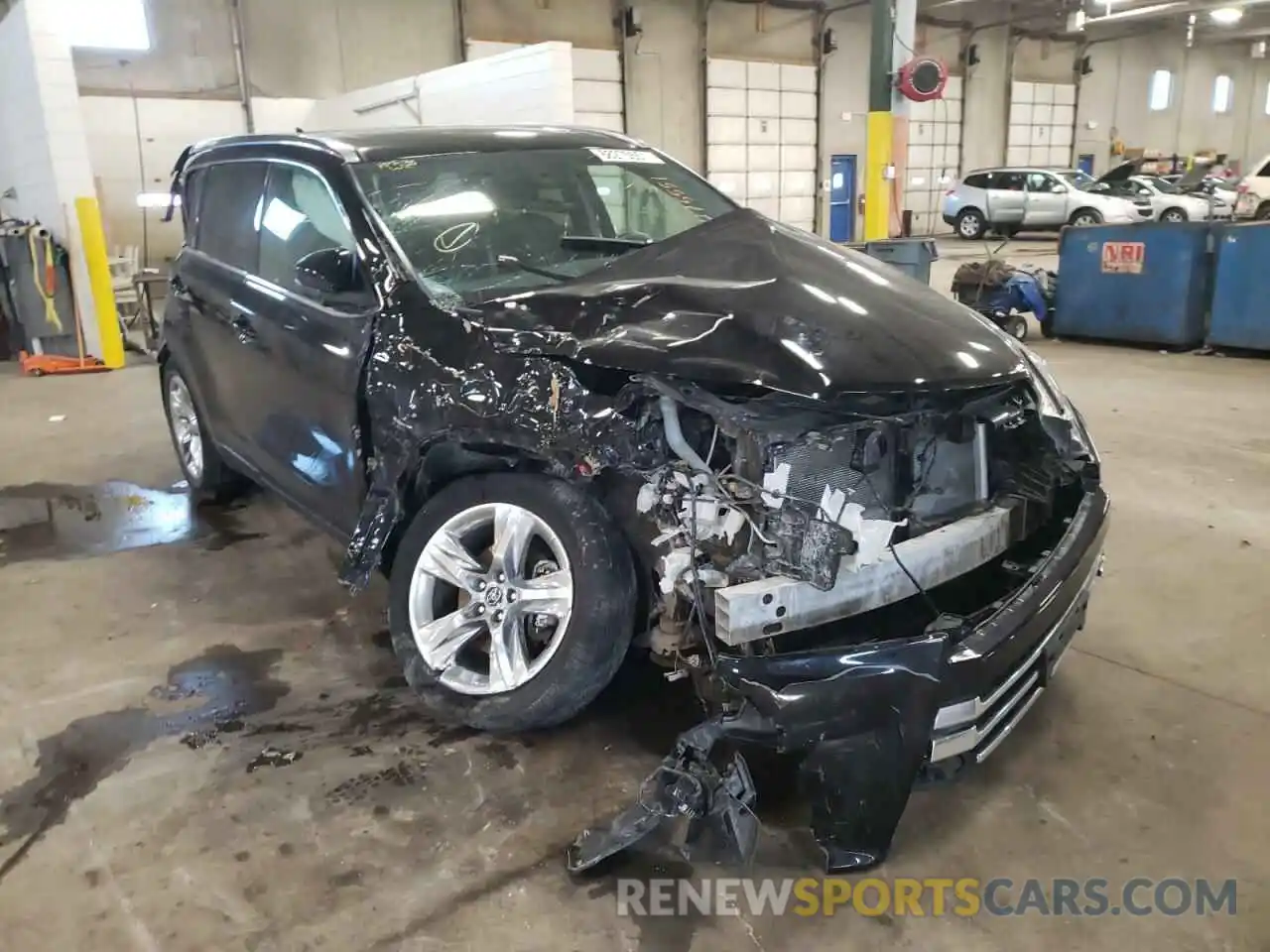 1 Photograph of a damaged car 5TDDZRFH4KS960396 TOYOTA HIGHLANDER 2019