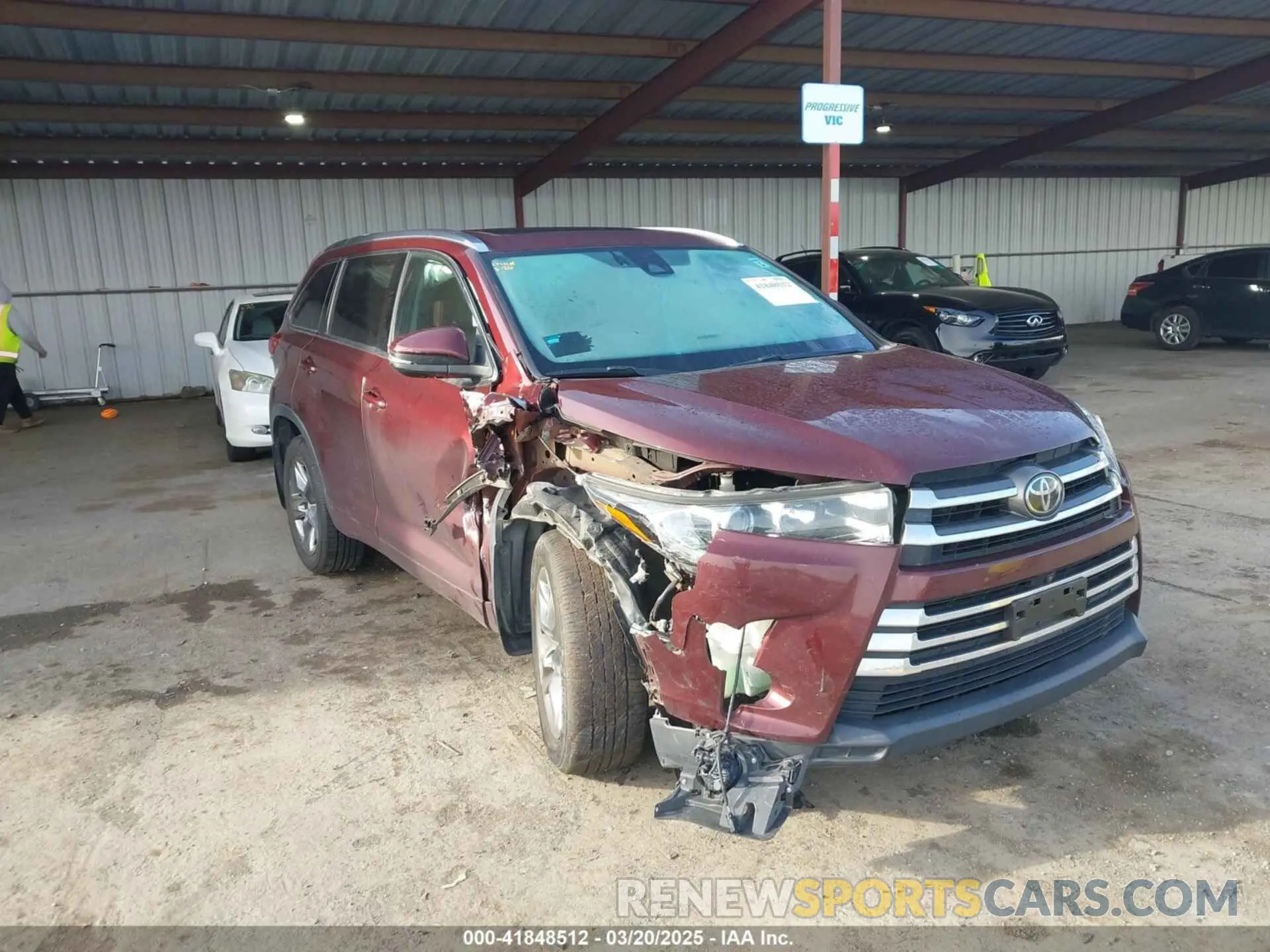 6 Photograph of a damaged car 5TDDZRFH5KS948600 TOYOTA HIGHLANDER 2019
