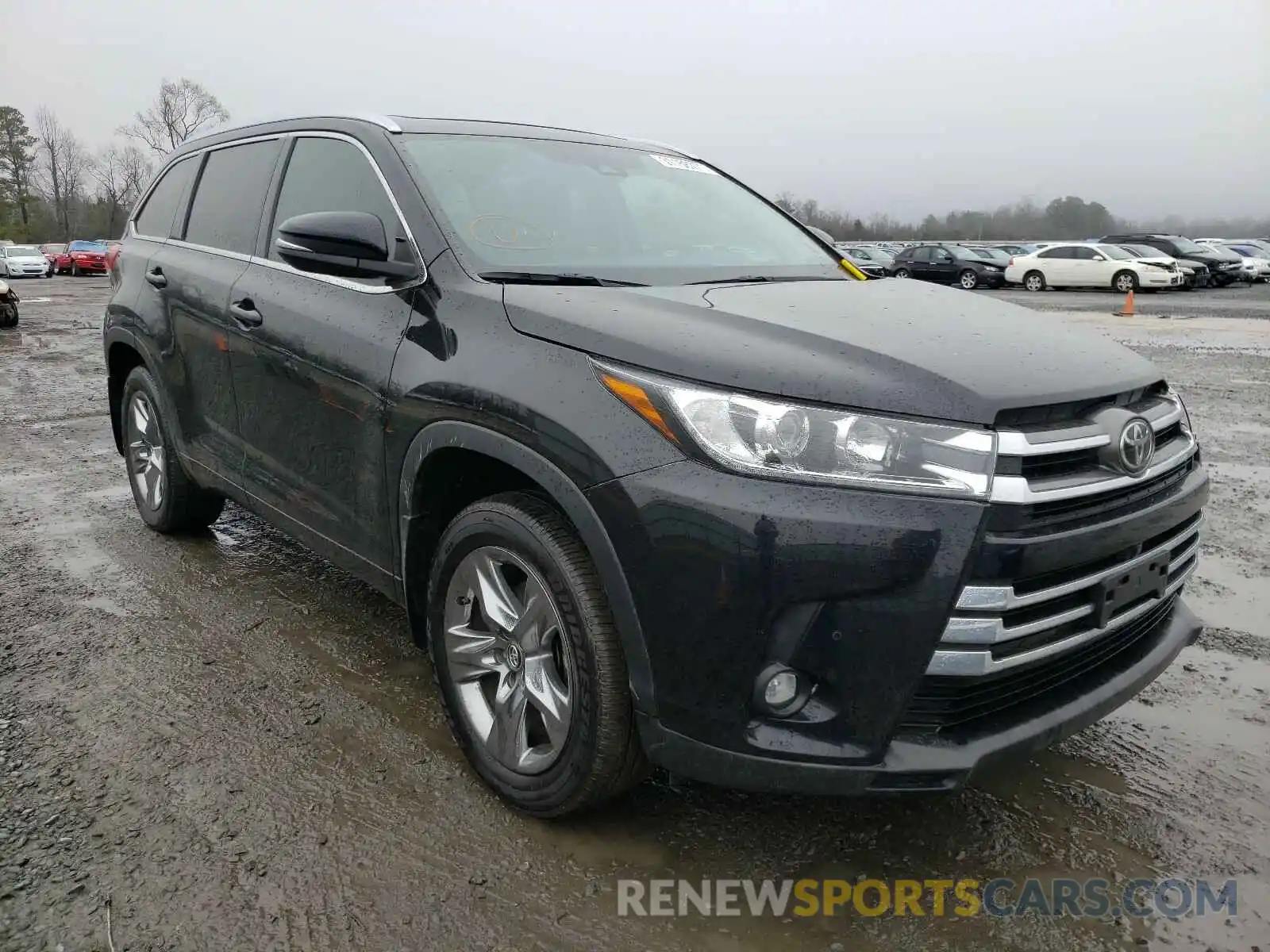 1 Photograph of a damaged car 5TDDZRFH7KS700073 TOYOTA HIGHLANDER 2019