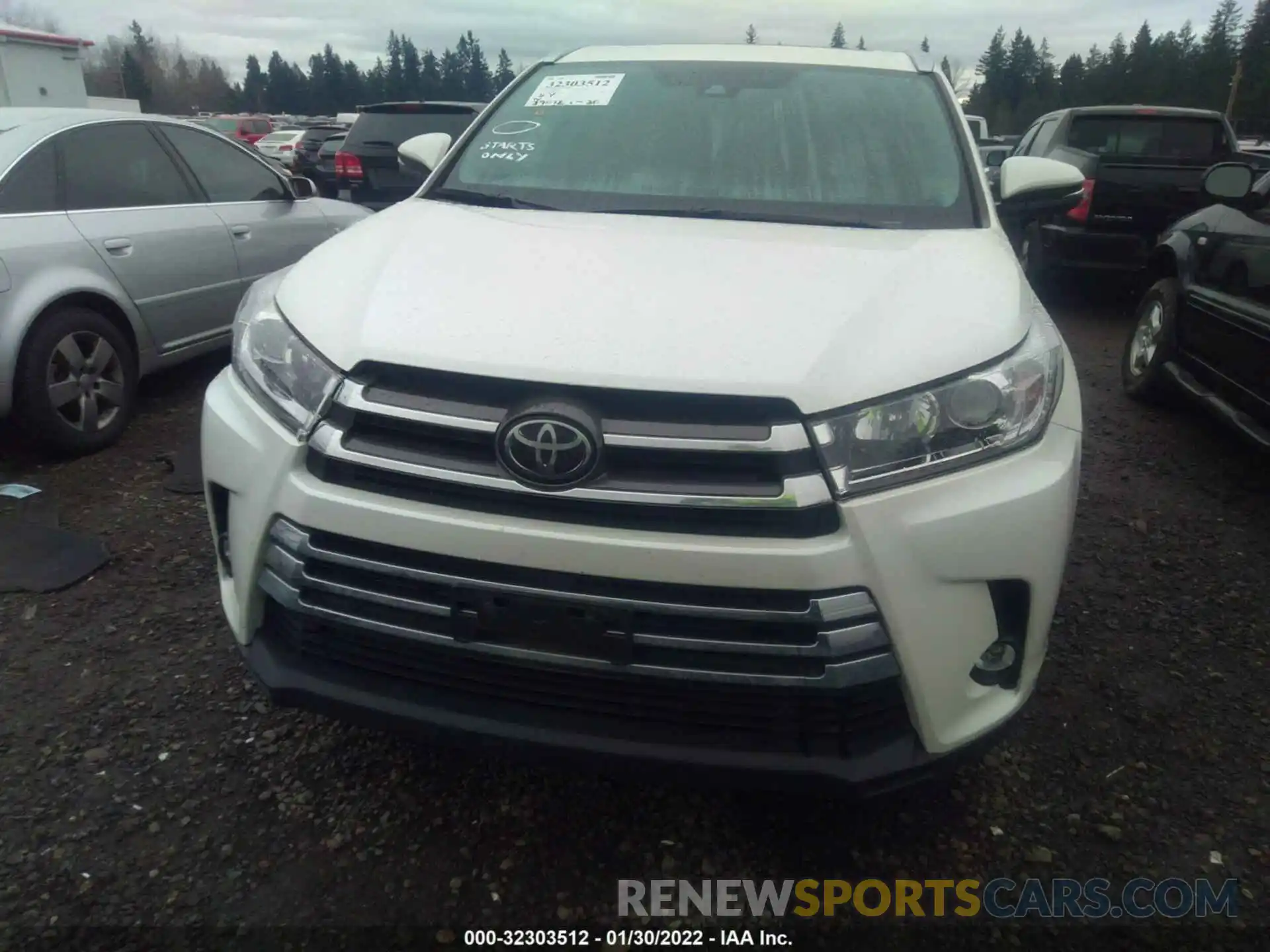 6 Photograph of a damaged car 5TDDZRFH7KS958836 TOYOTA HIGHLANDER 2019