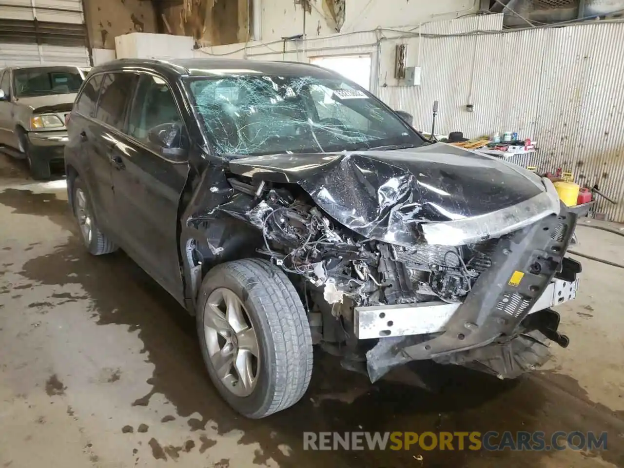 1 Photograph of a damaged car 5TDDZRFH8KS934500 TOYOTA HIGHLANDER 2019