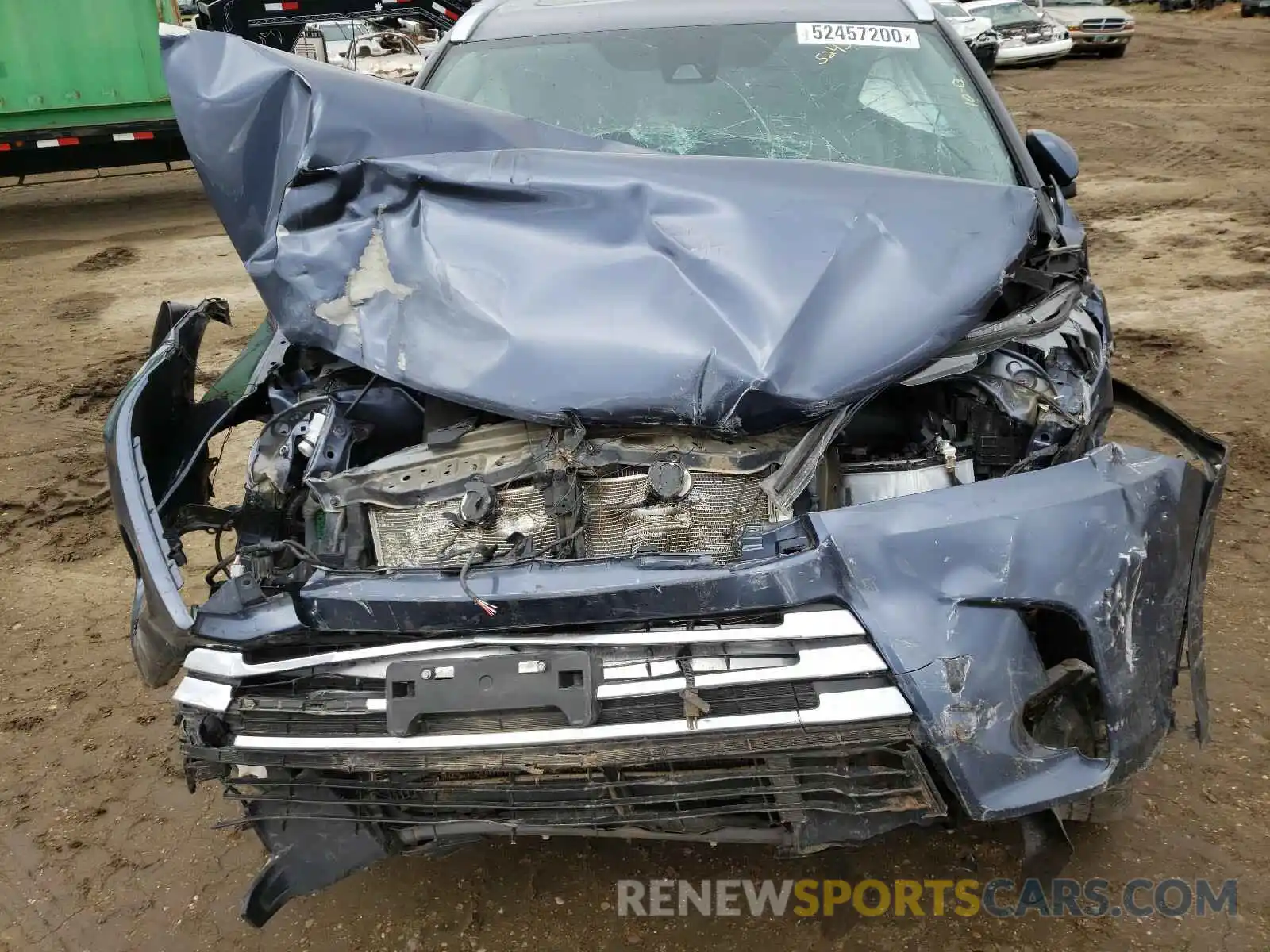 7 Photograph of a damaged car 5TDDZRFH8KS943987 TOYOTA HIGHLANDER 2019