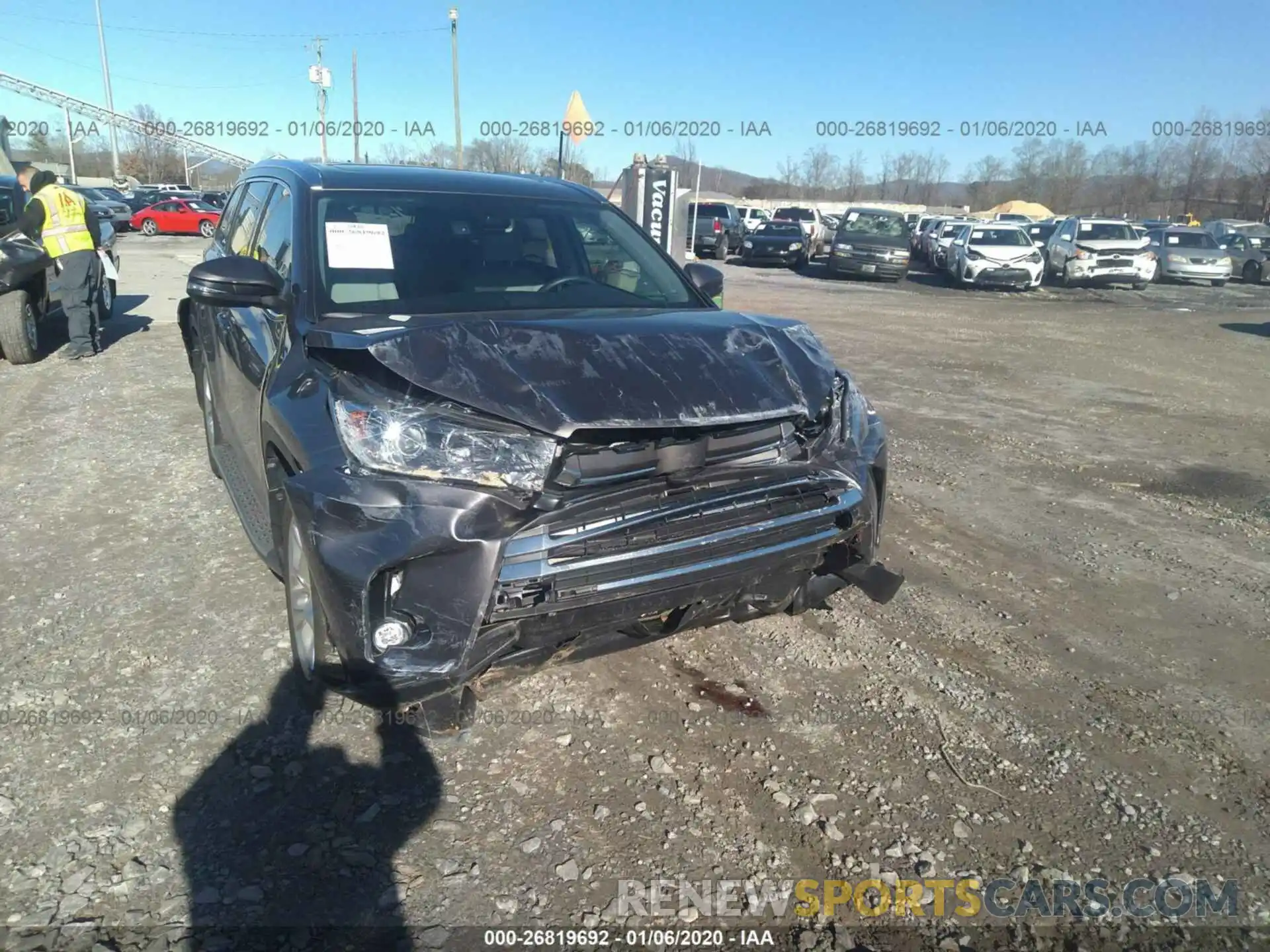 6 Photograph of a damaged car 5TDDZRFH8KS978576 TOYOTA HIGHLANDER 2019