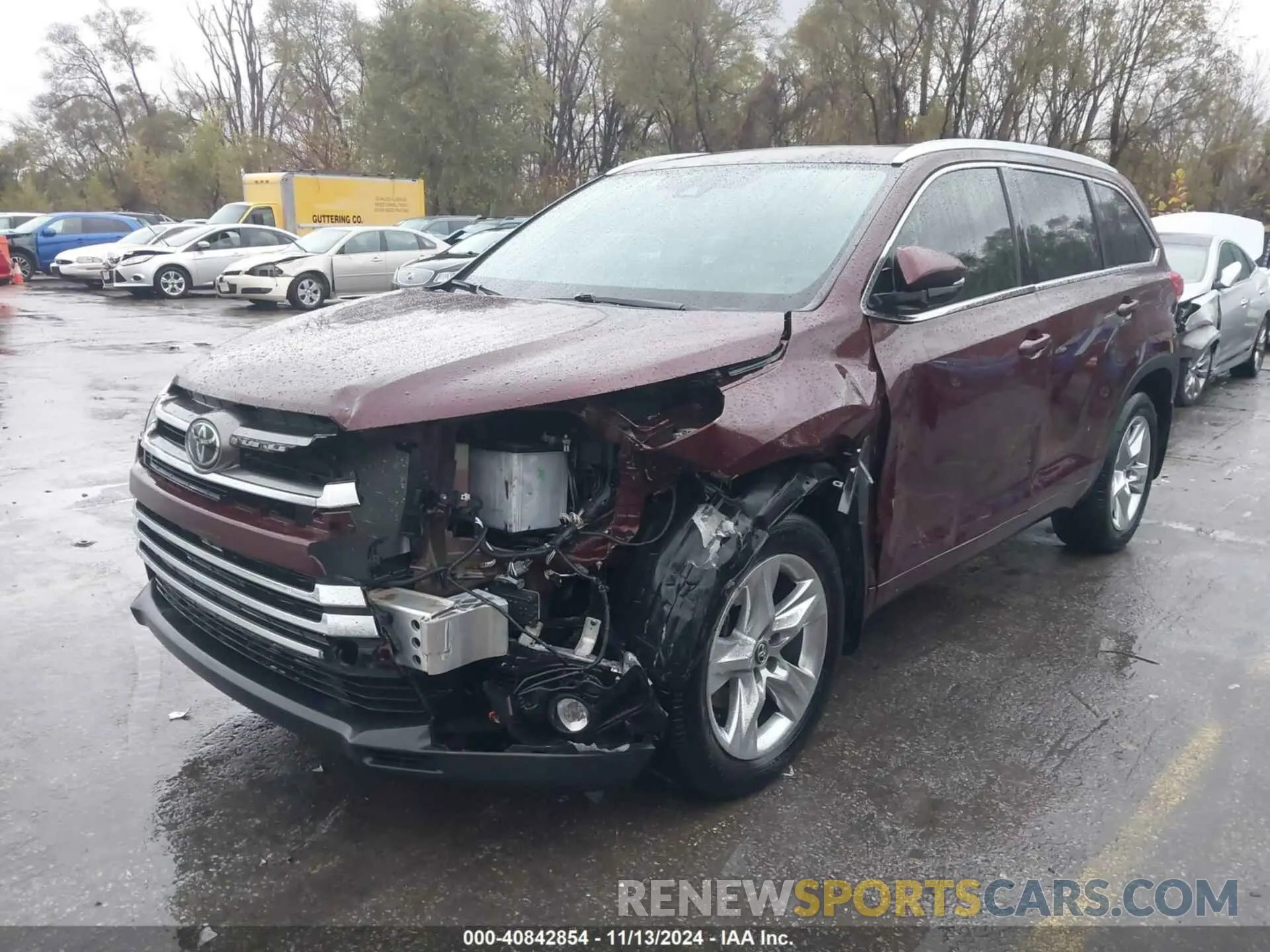 6 Photograph of a damaged car 5TDDZRFHXKS737098 TOYOTA HIGHLANDER 2019