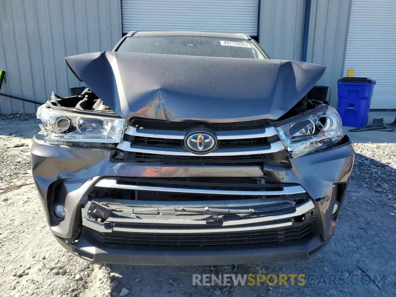 5 Photograph of a damaged car 5TDJGRFH2KS066695 TOYOTA HIGHLANDER 2019