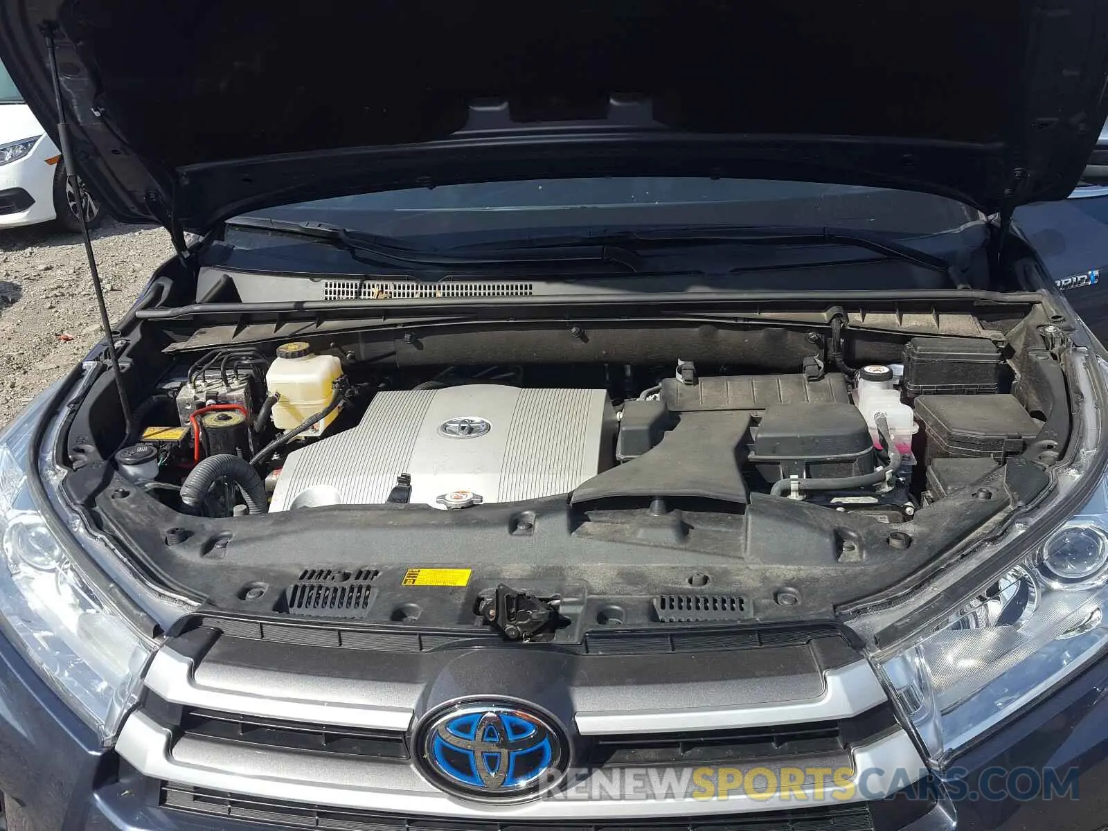 7 Photograph of a damaged car 5TDJGRFH3KS054684 TOYOTA HIGHLANDER 2019
