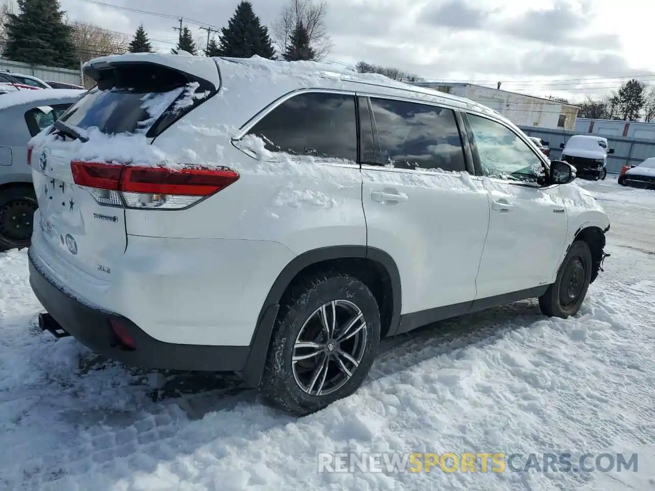 3 Photograph of a damaged car 5TDJGRFH7KS075523 TOYOTA HIGHLANDER 2019