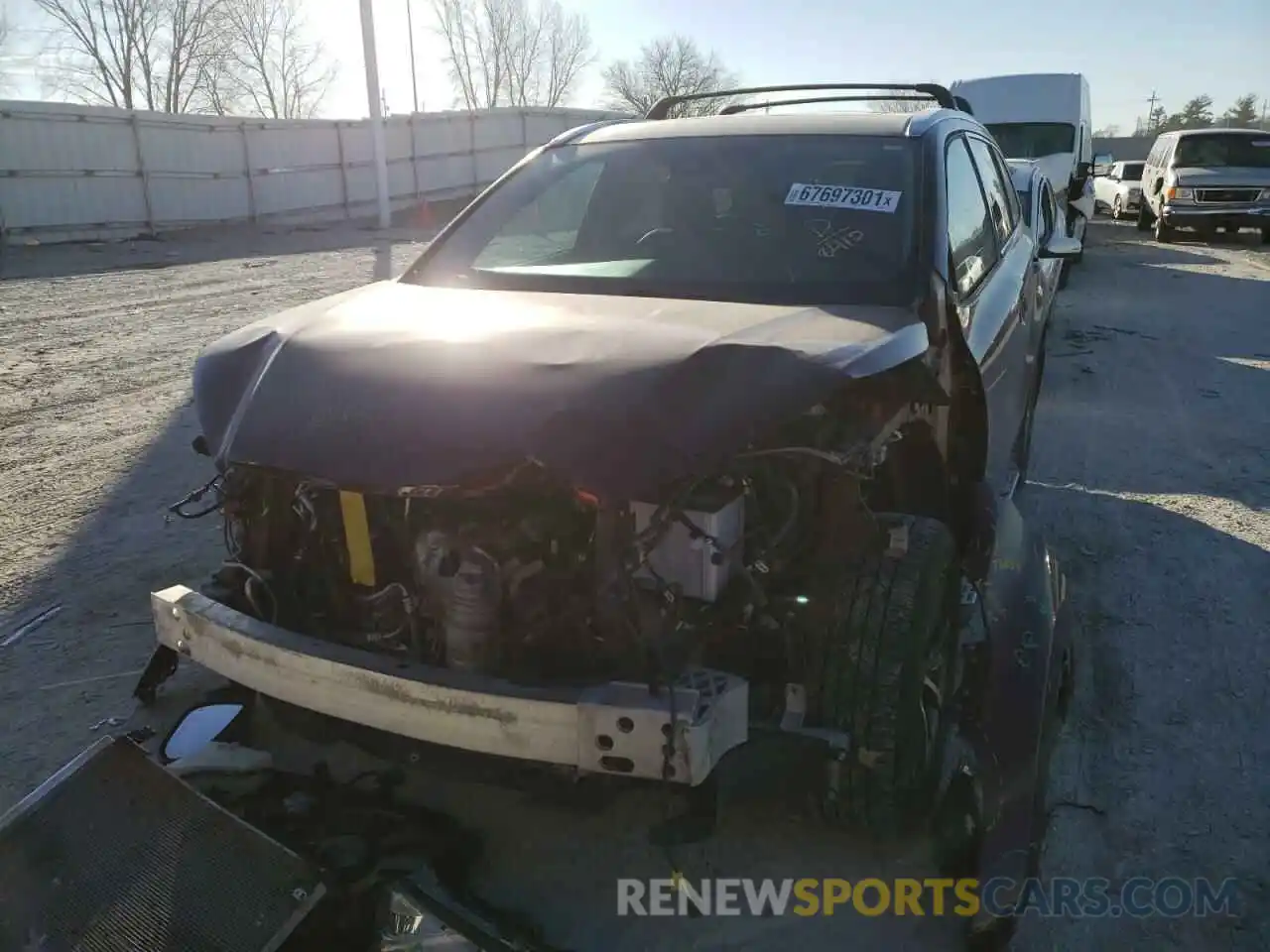 9 Photograph of a damaged car 5TDJZRFH0KS918410 TOYOTA HIGHLANDER 2019