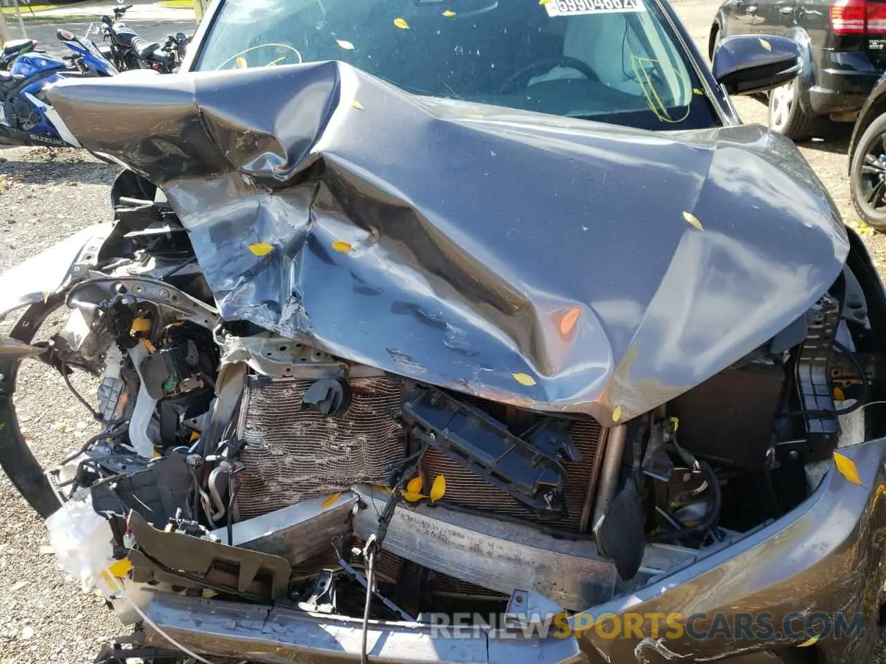 7 Photograph of a damaged car 5TDJZRFH1KS592908 TOYOTA HIGHLANDER 2019