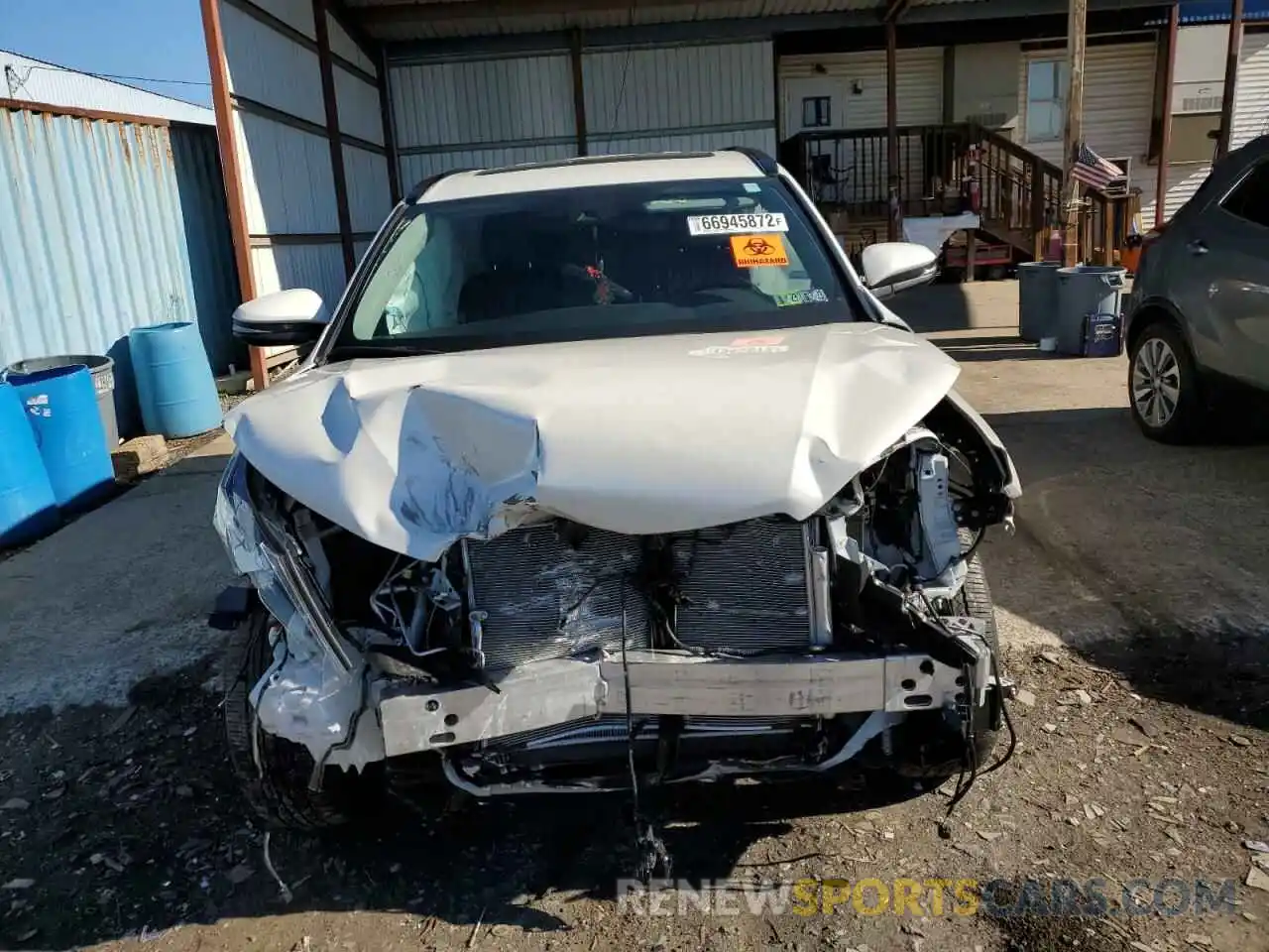 5 Photograph of a damaged car 5TDJZRFH2KS599334 TOYOTA HIGHLANDER 2019