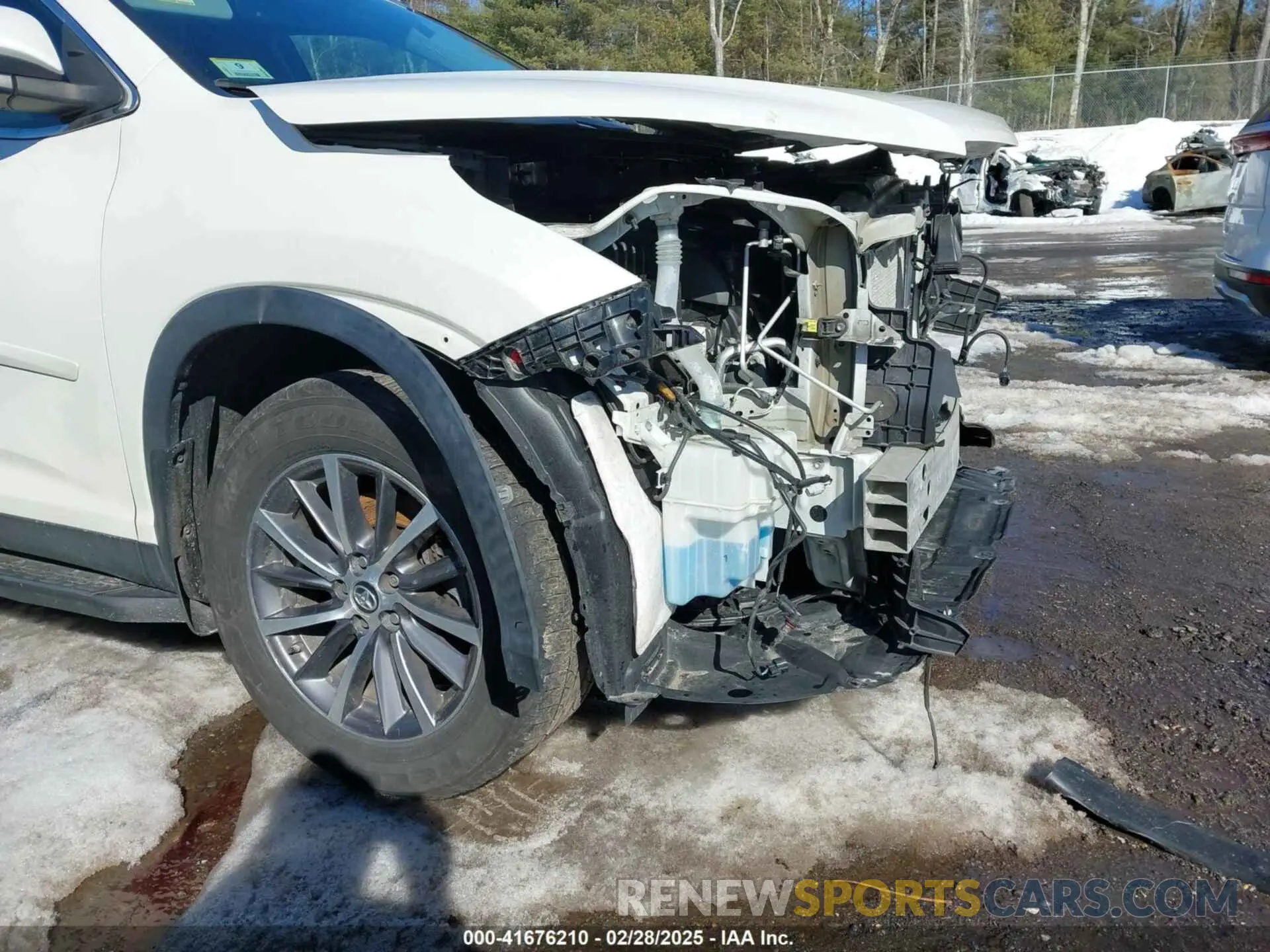 20 Photograph of a damaged car 5TDJZRFH2KS623101 TOYOTA HIGHLANDER 2019
