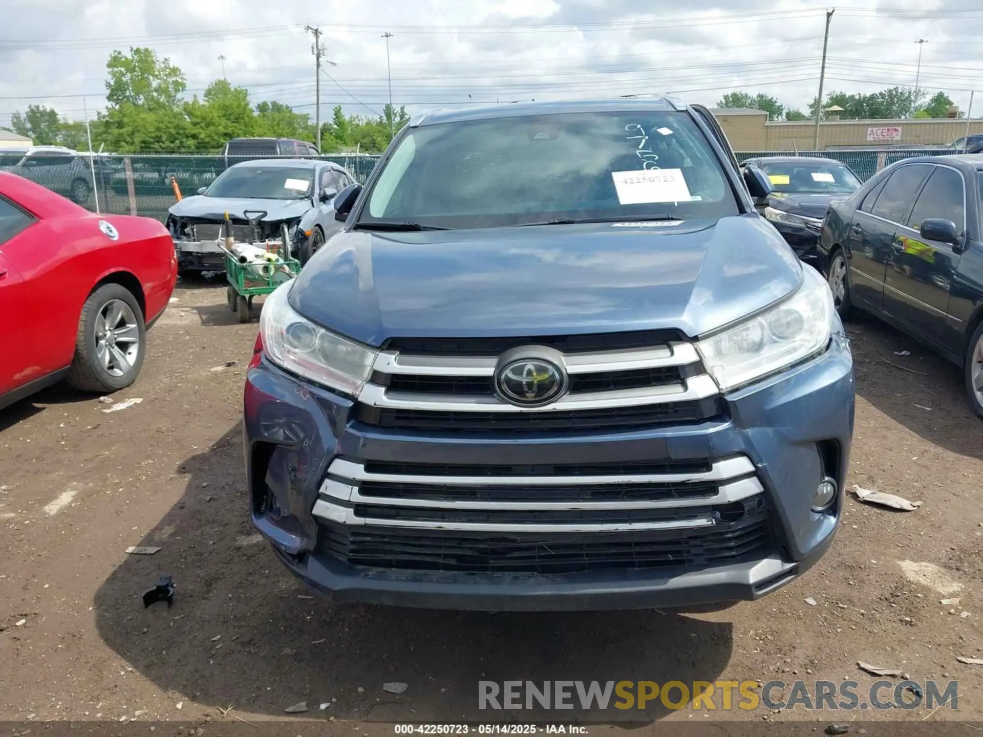 12 Photograph of a damaged car 5TDJZRFH2KS975689 TOYOTA HIGHLANDER 2019