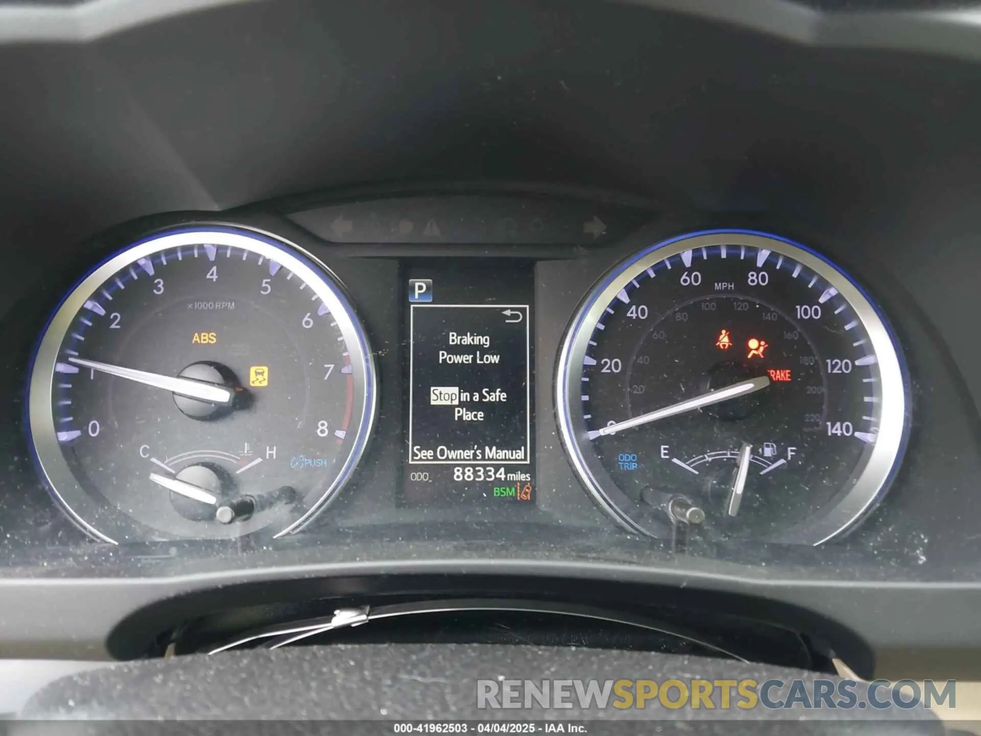 7 Photograph of a damaged car 5TDJZRFH3KS583546 TOYOTA HIGHLANDER 2019