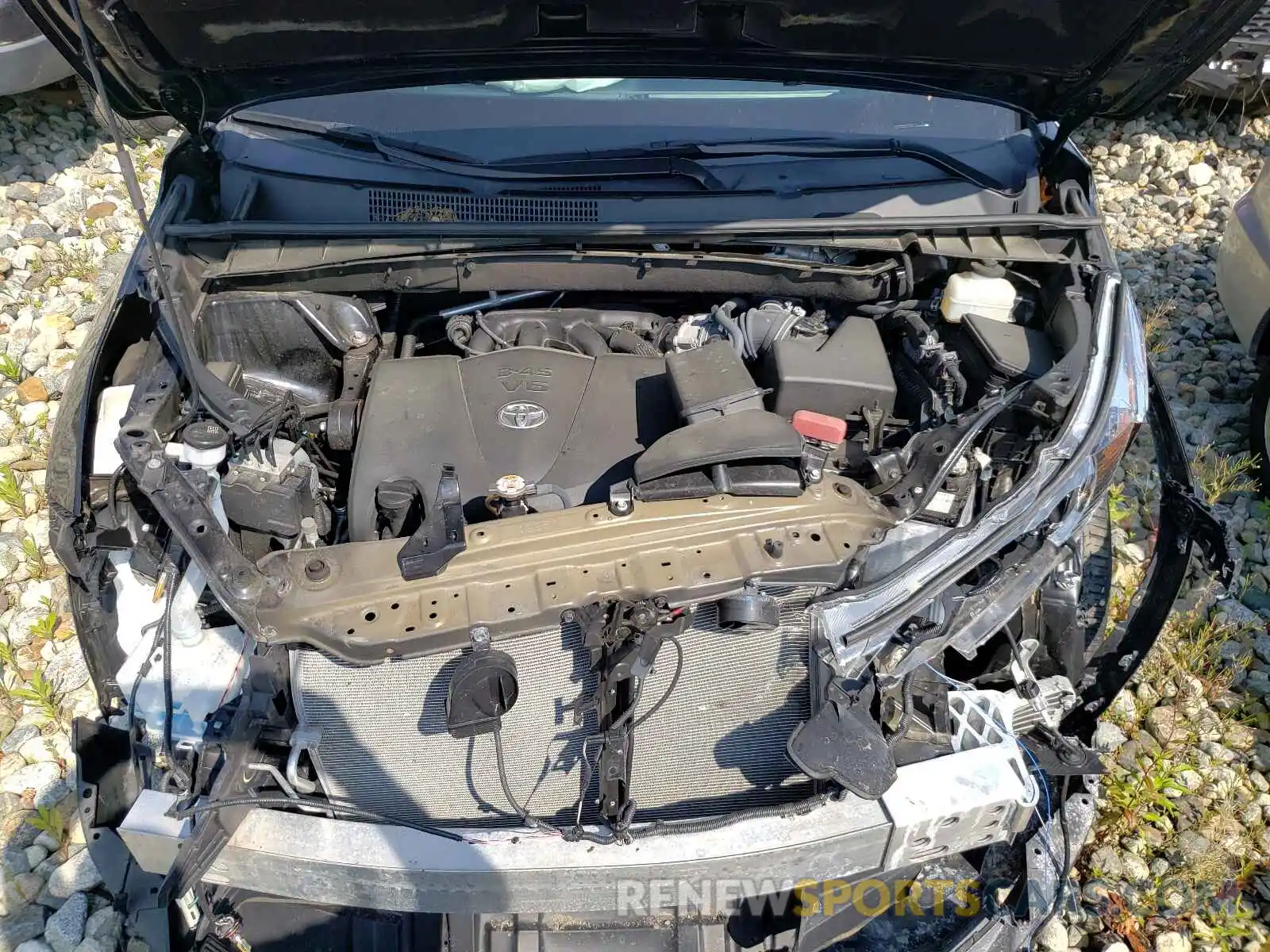 7 Photograph of a damaged car 5TDJZRFH3KS925089 TOYOTA HIGHLANDER 2019