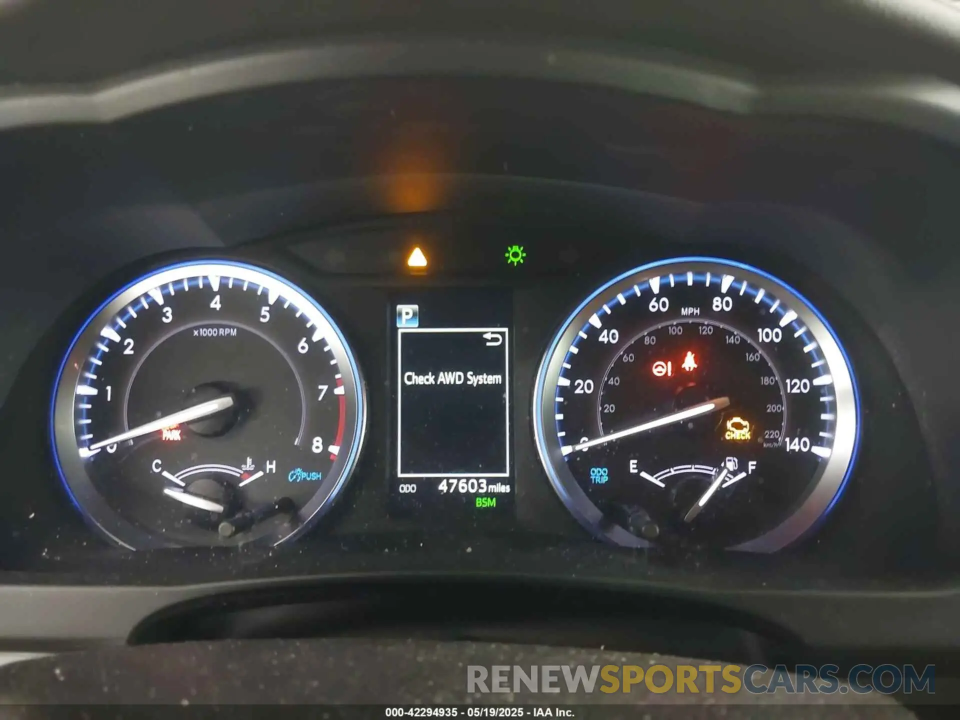 7 Photograph of a damaged car 5TDJZRFH4KS612004 TOYOTA HIGHLANDER 2019