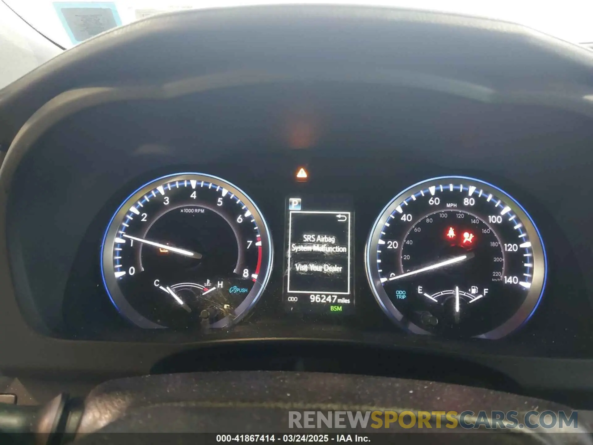 7 Photograph of a damaged car 5TDJZRFH4KS747306 TOYOTA HIGHLANDER 2019