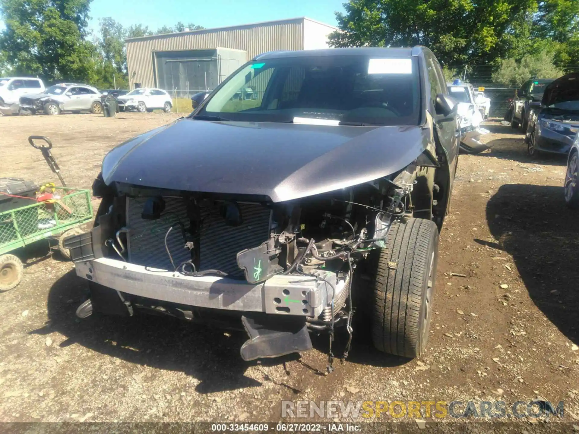 6 Photograph of a damaged car 5TDJZRFH4KS939566 TOYOTA HIGHLANDER 2019