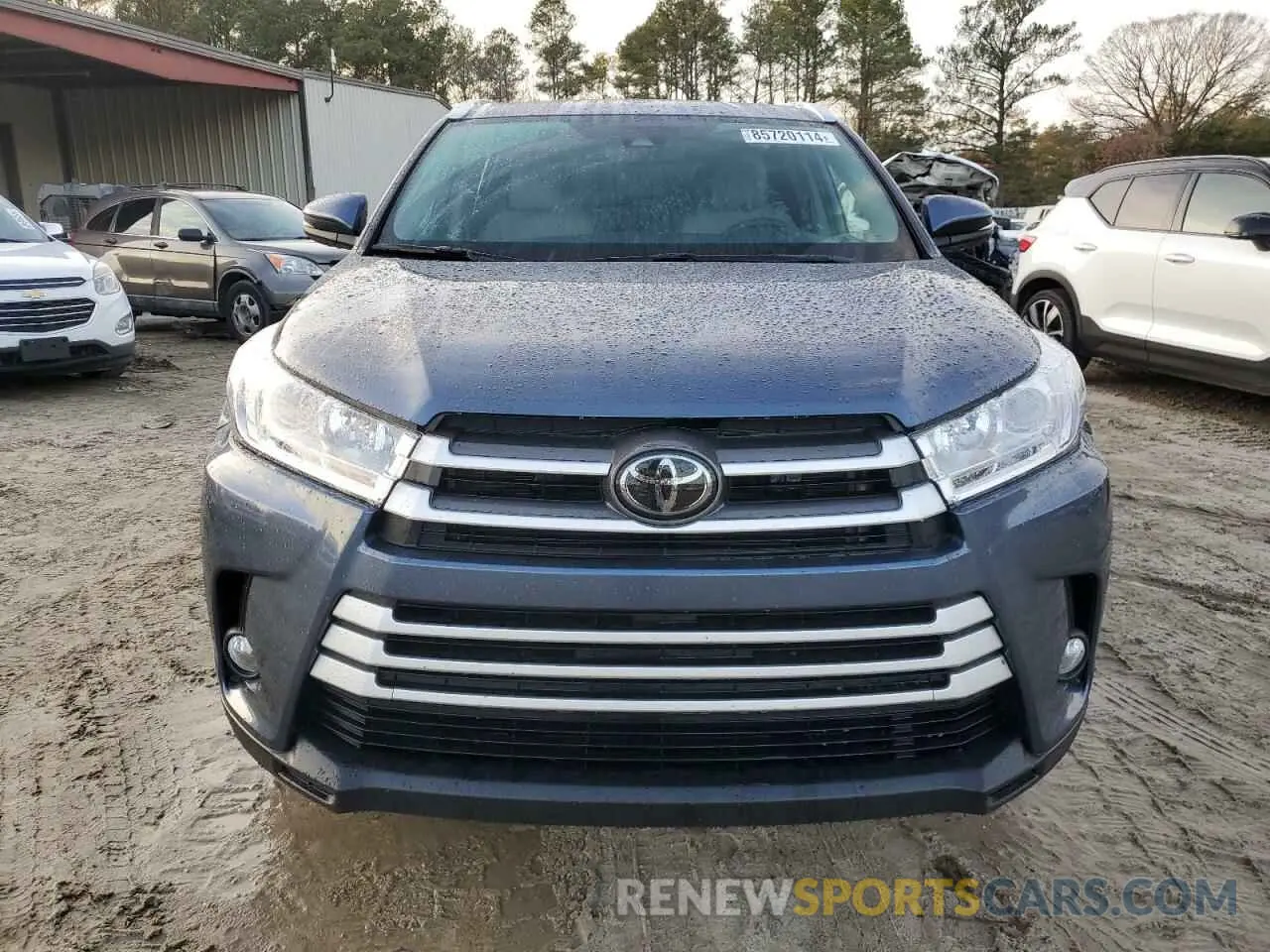 5 Photograph of a damaged car 5TDJZRFH4KS963060 TOYOTA HIGHLANDER 2019