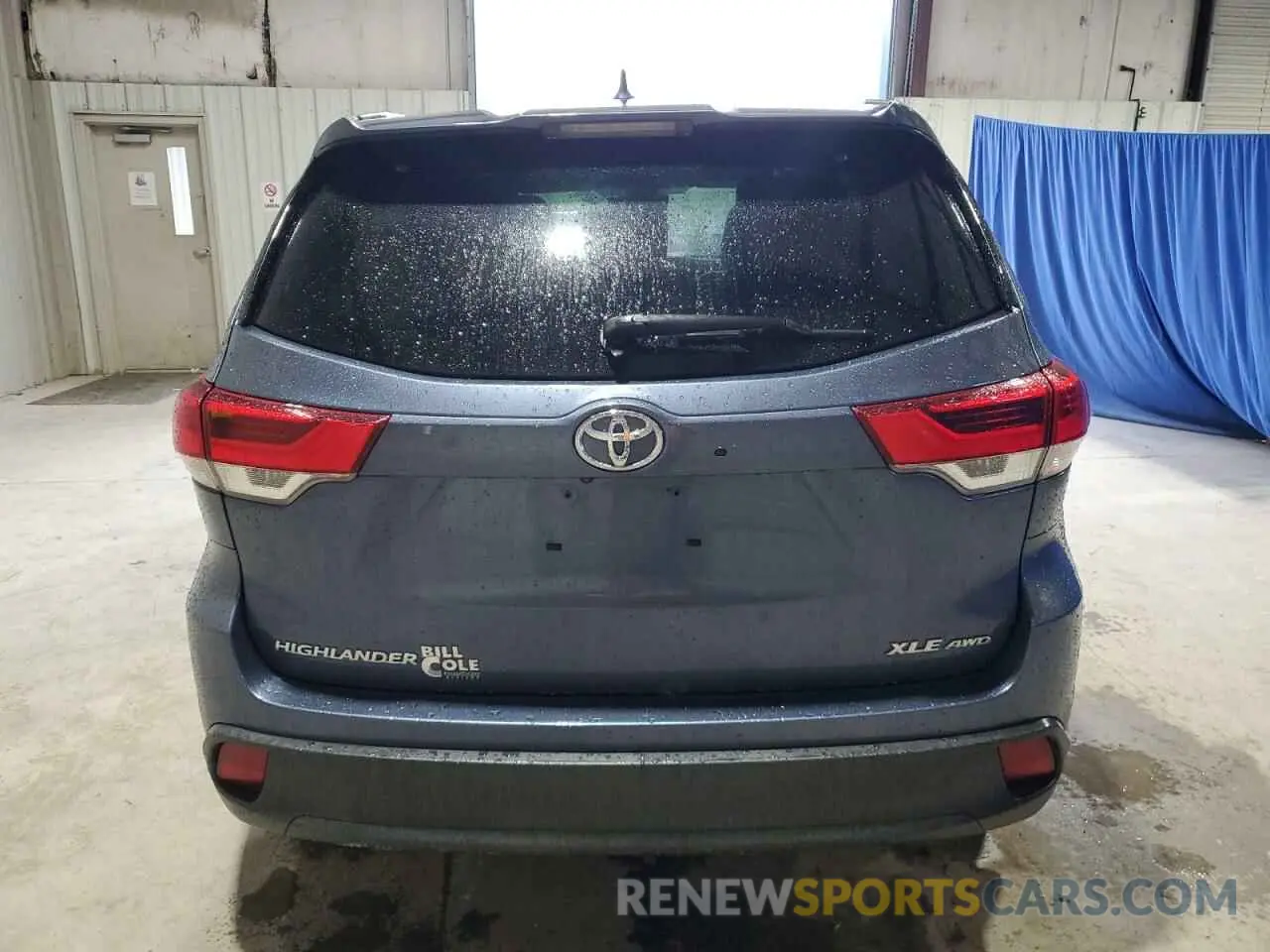 6 Photograph of a damaged car 5TDJZRFH5KS714752 TOYOTA HIGHLANDER 2019